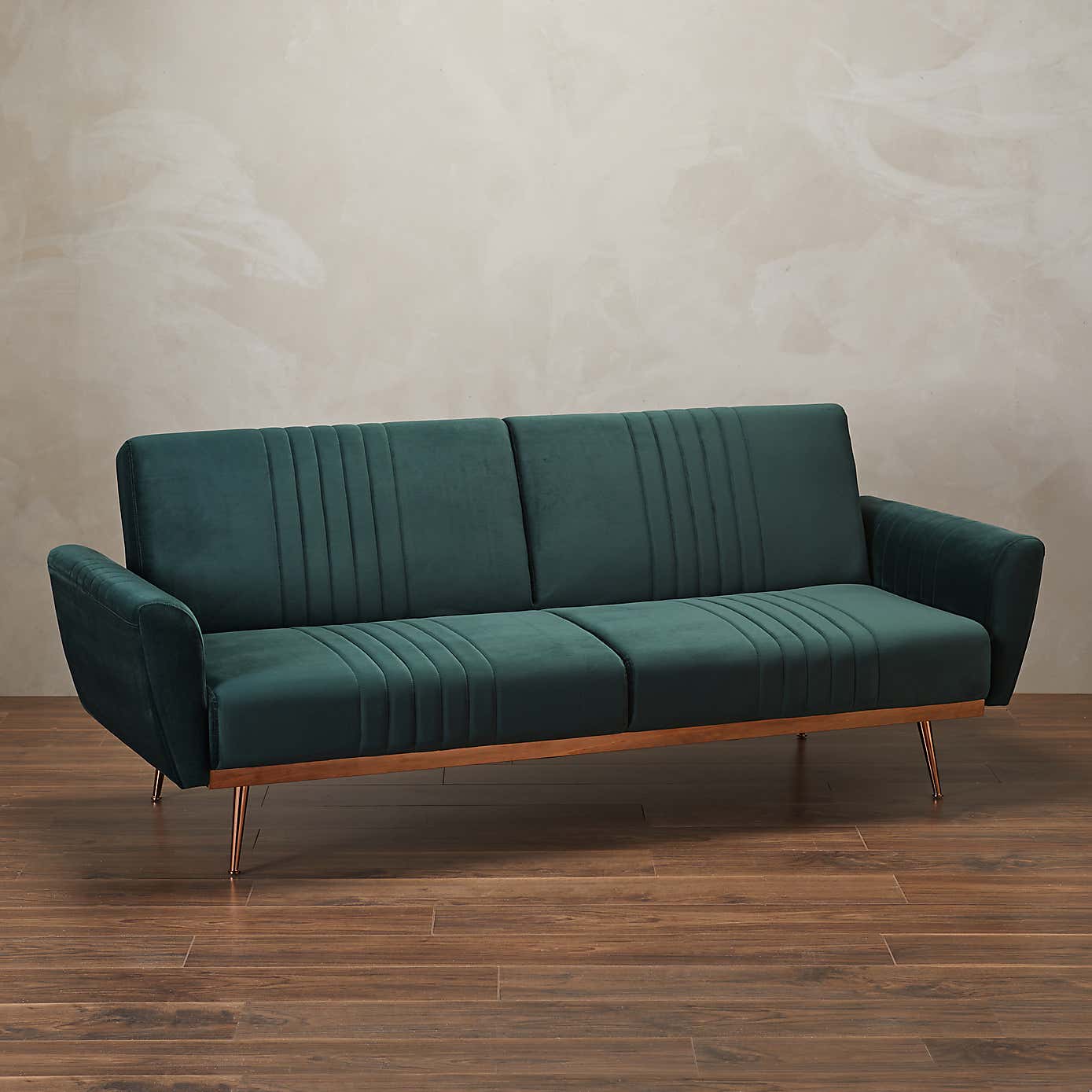 LPD Nico Velvet Clic Clac Sofa Bed