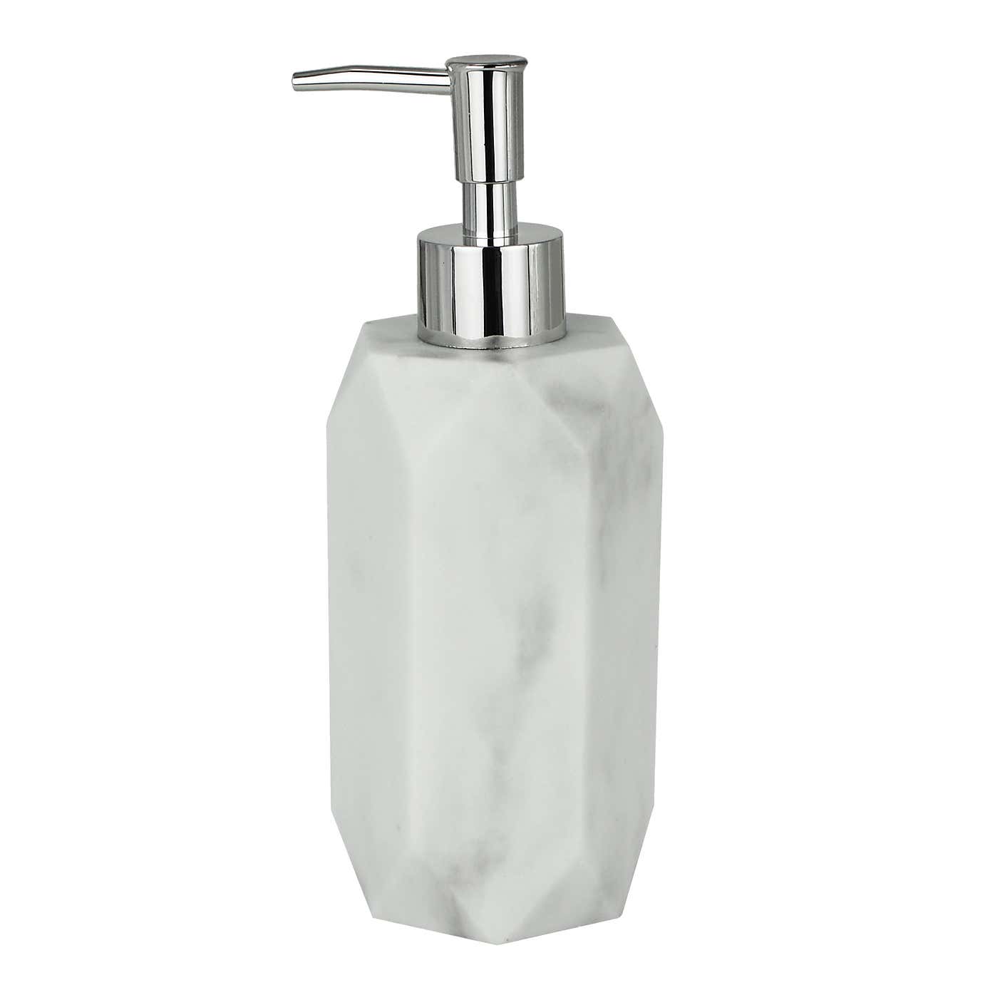 Marble Effect Resin Lotion Dispenser