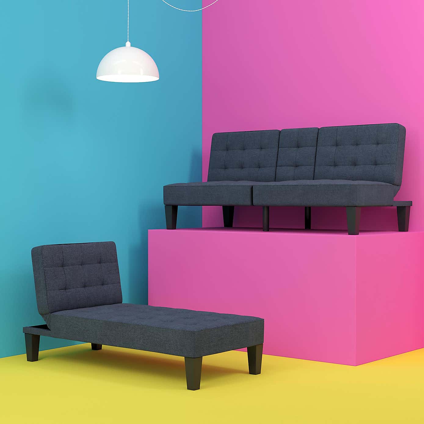 Adalynn Linen Chaise Lounge