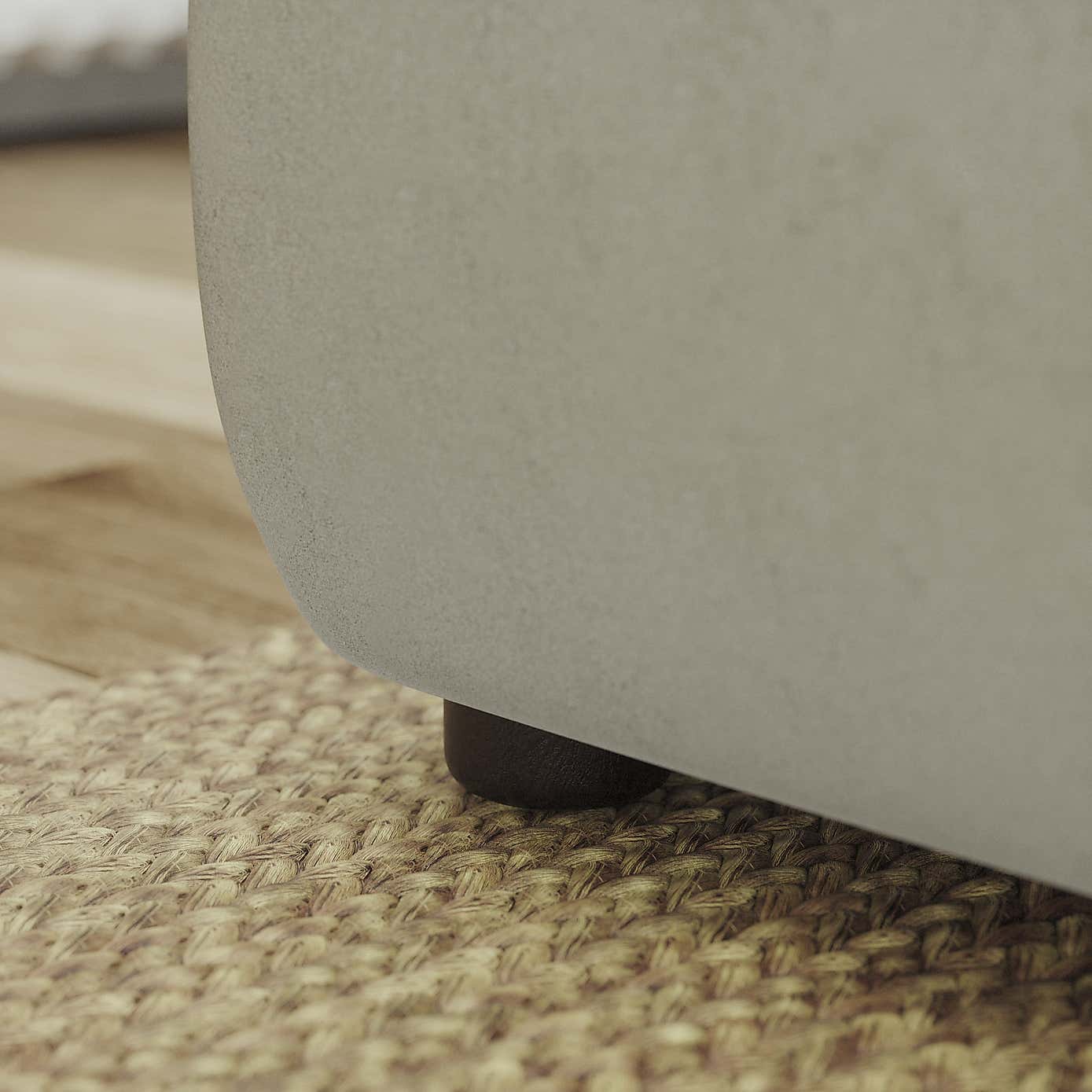 Blake Curved Arm Opulent Velvet Corner Chaise Sofa