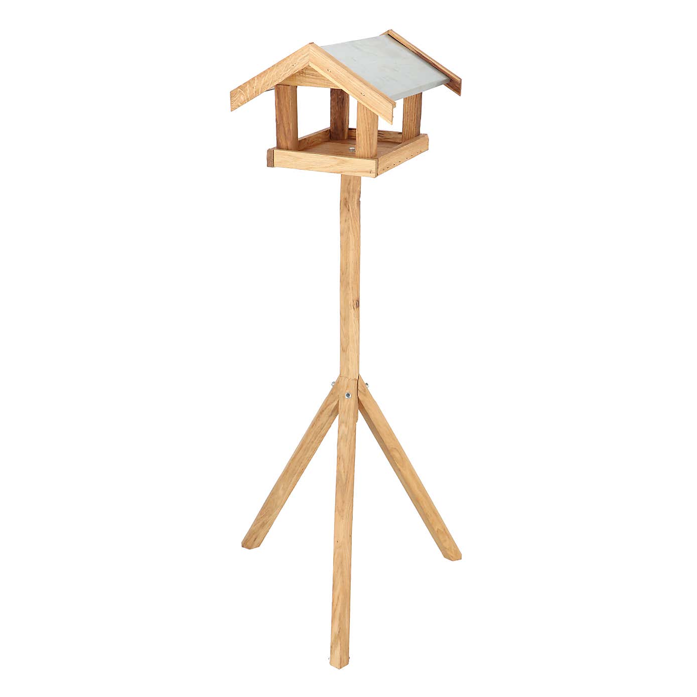 Fallen Fruits Rectangular Oak Bird Table