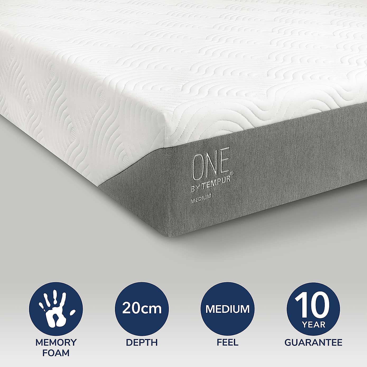 Tempur One Medium Memory Foam Mattress