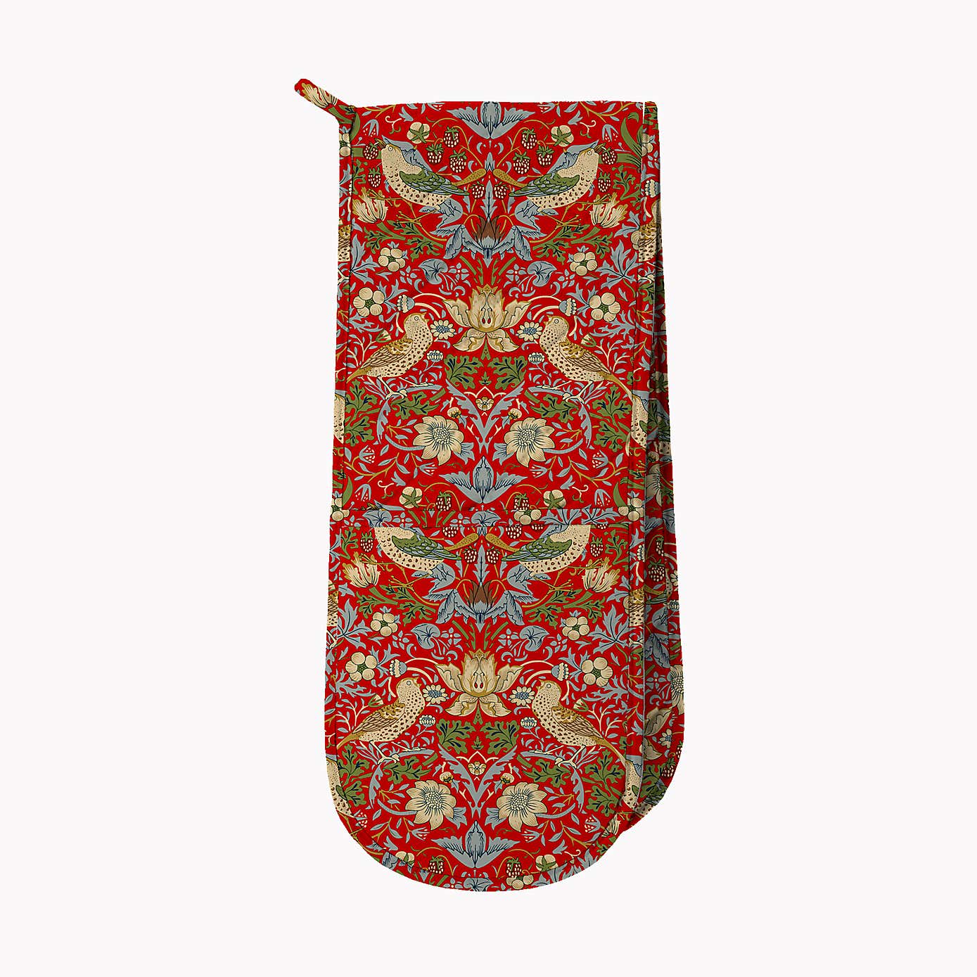 William Morris Strawberry Thief Double Oven Glove