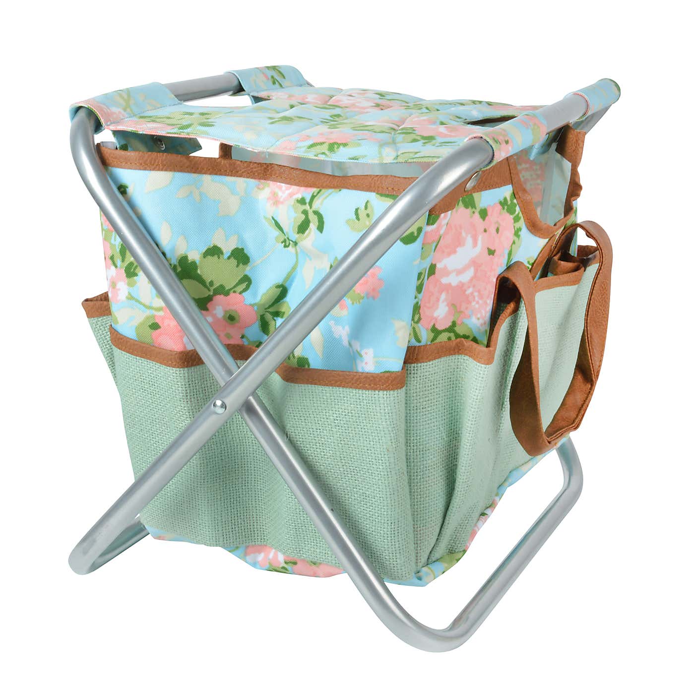 Fallen Fruits Rose Pattern Tool Stool