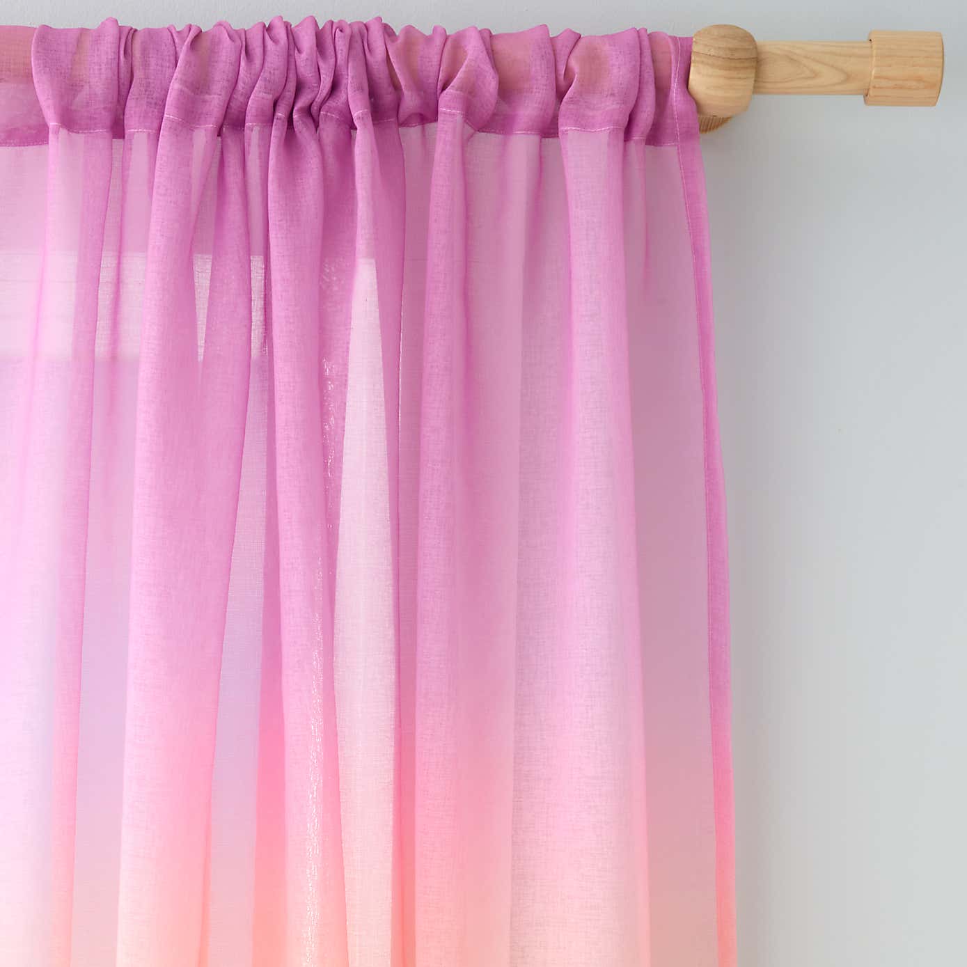 Ombre Slot Top Single Voile Panel