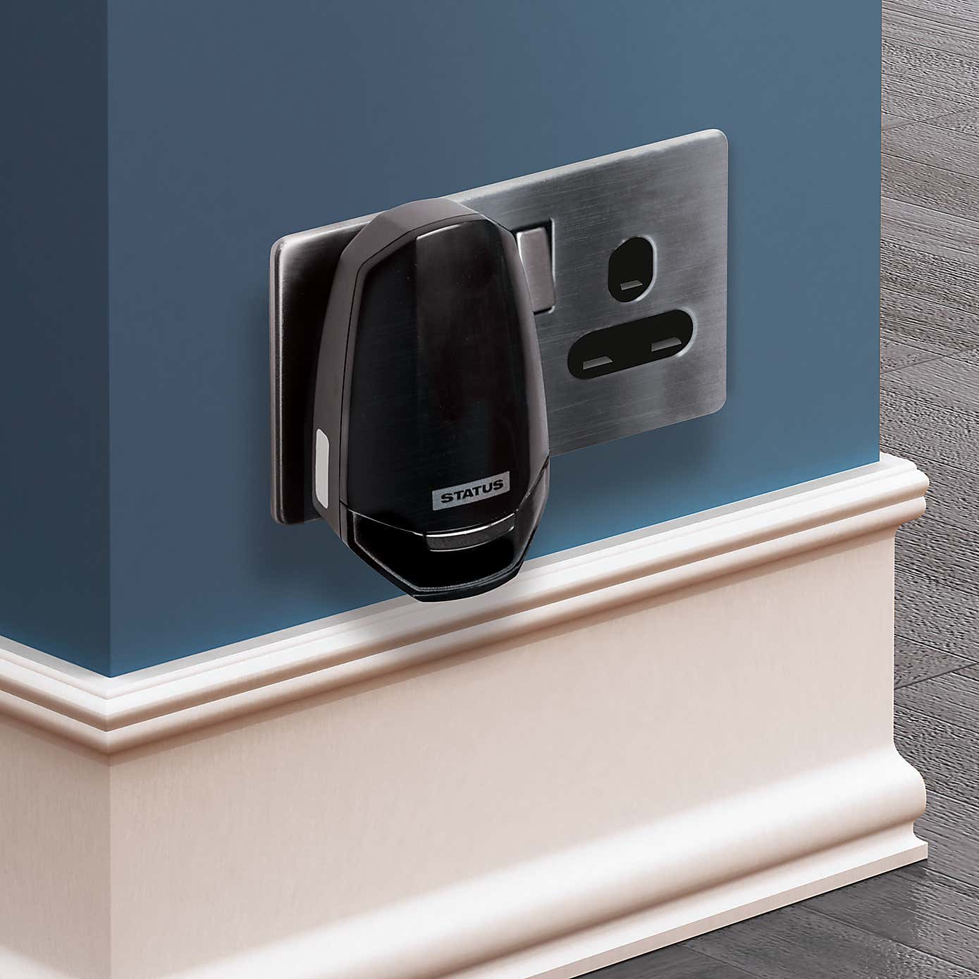 Status Black Plug-In Door Chime