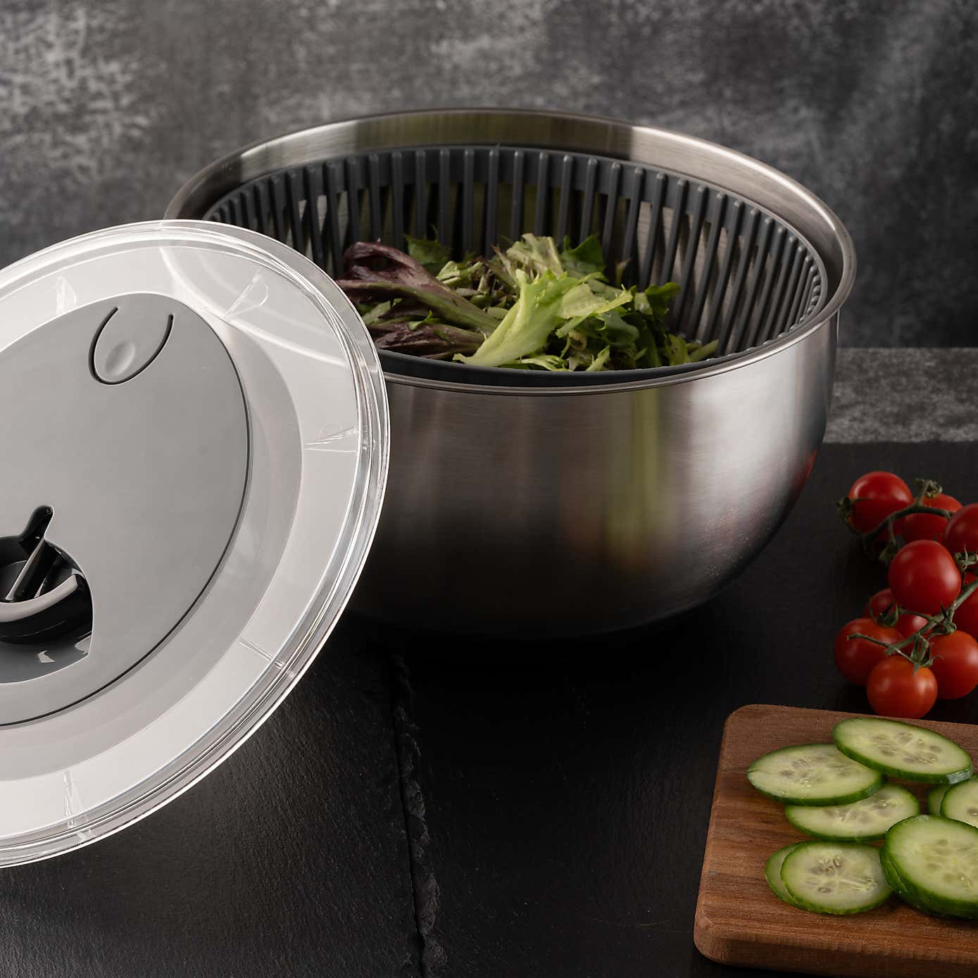 Professional Stainless Steel Salad Spinner