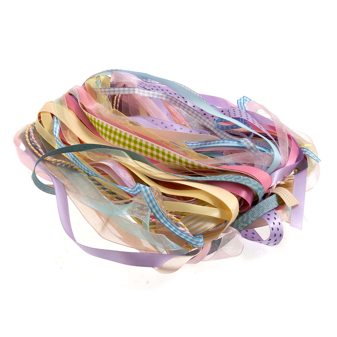 Pack of 25 Mixed Pastel Ribbons
