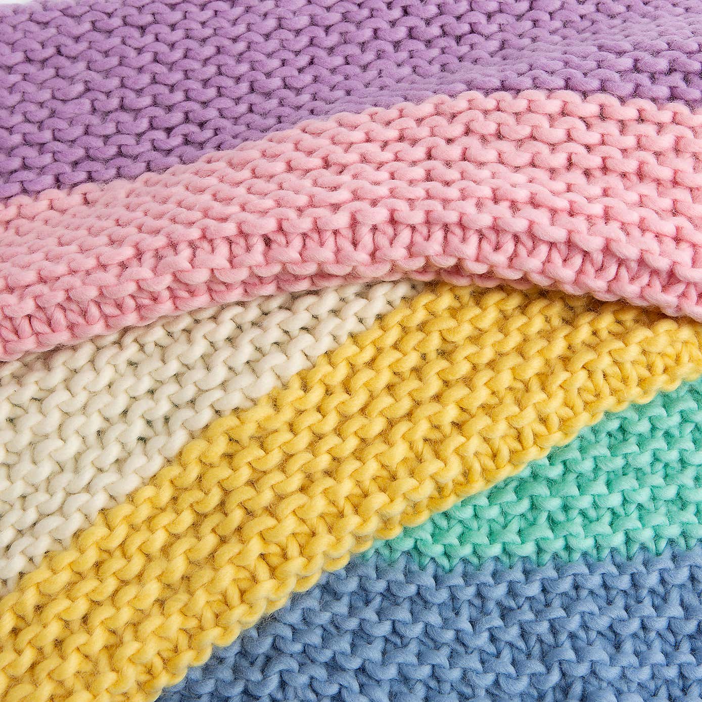 Wool Couture Pastel Dreams Blanket Knit Kit