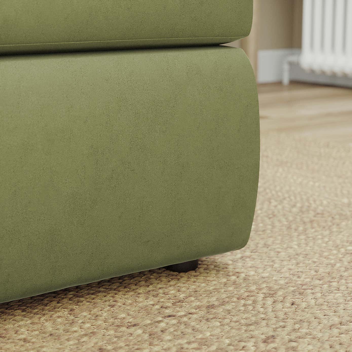 Blake Opulent Velvet Footstool