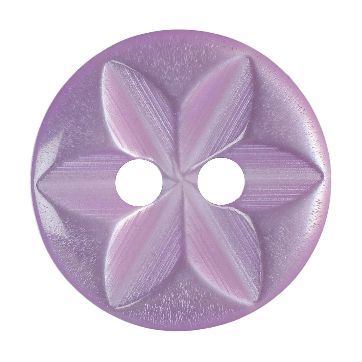 Round Flower Effect Buttons 13.75mm Pack of 8