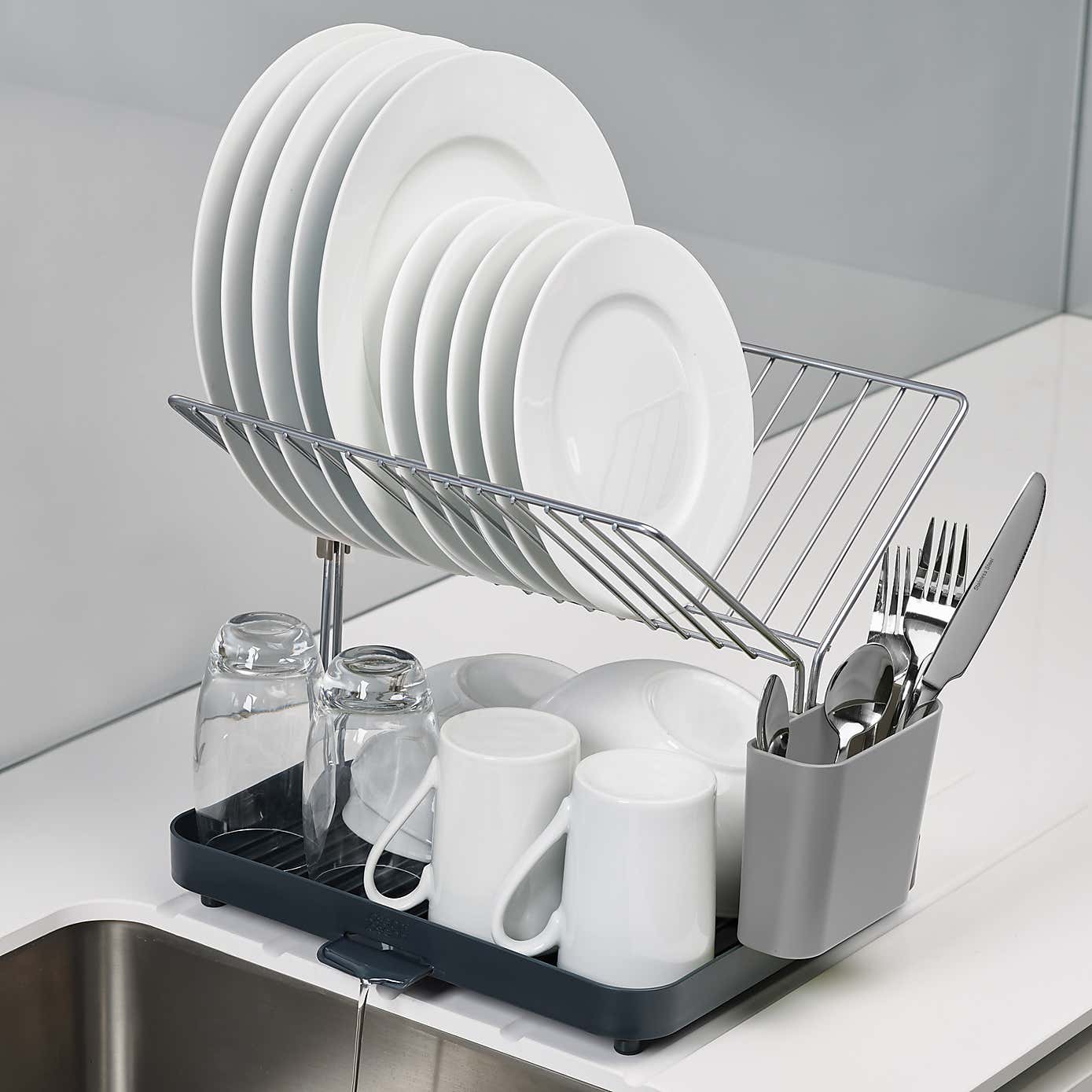 Joseph Joseph Grey Y Rack Dishdrainer