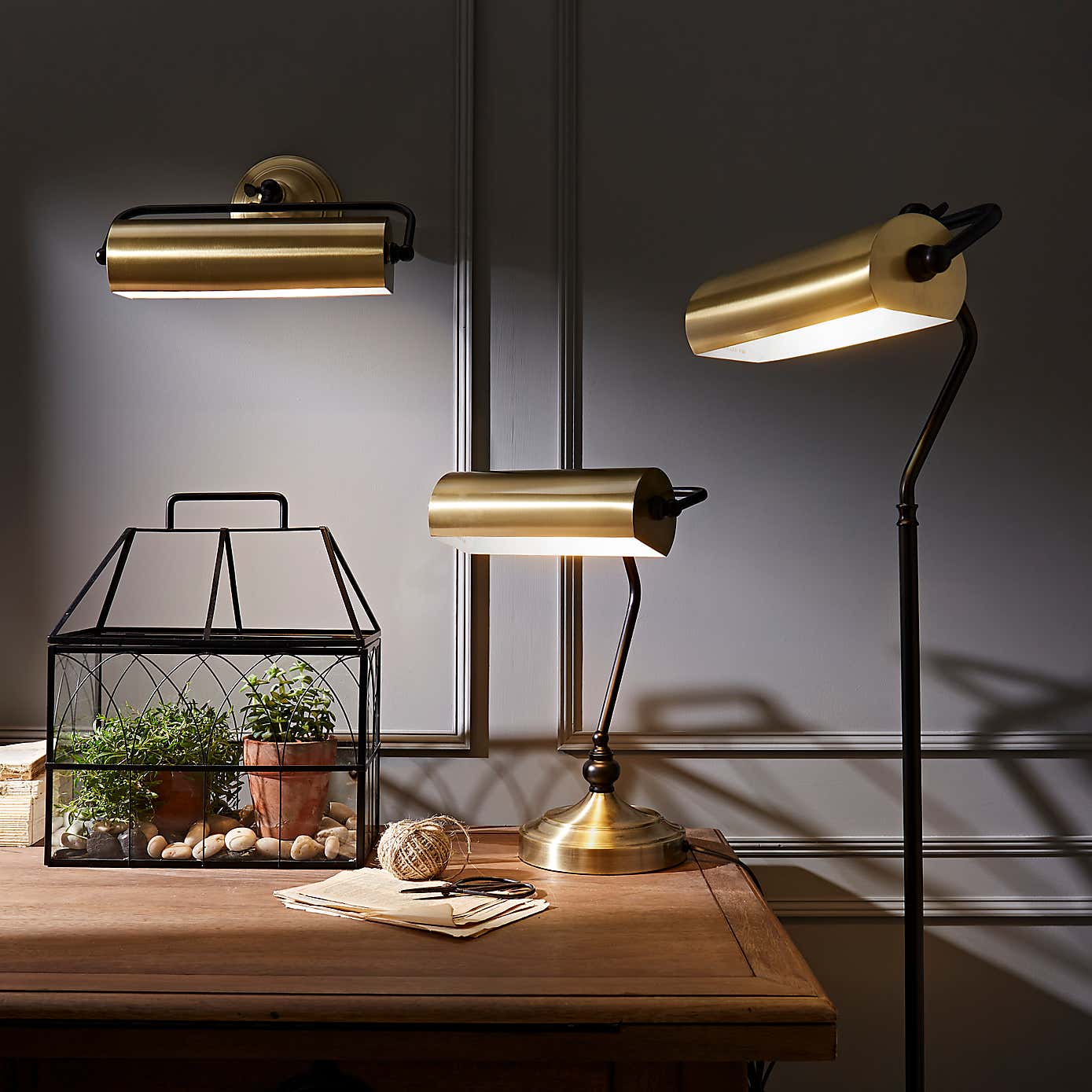 Natural History Museum Banker Floor Lamp