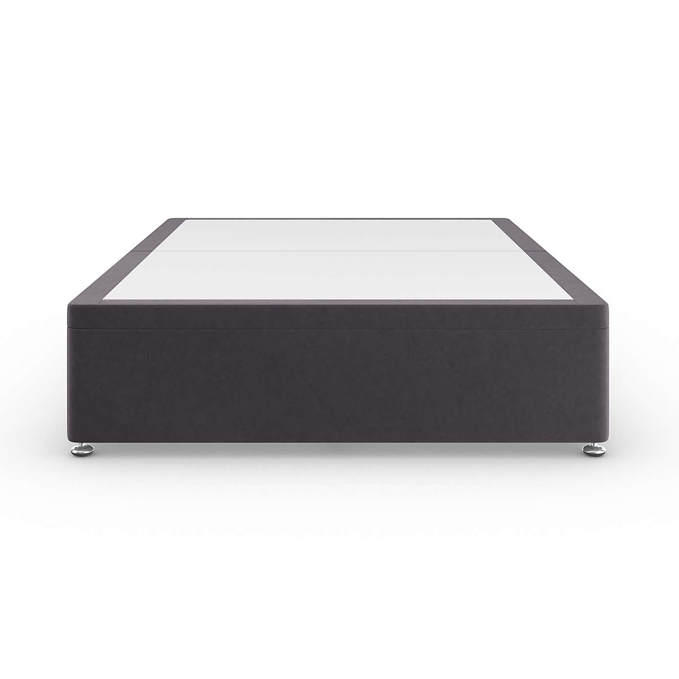 Side Velvet Ottoman Base