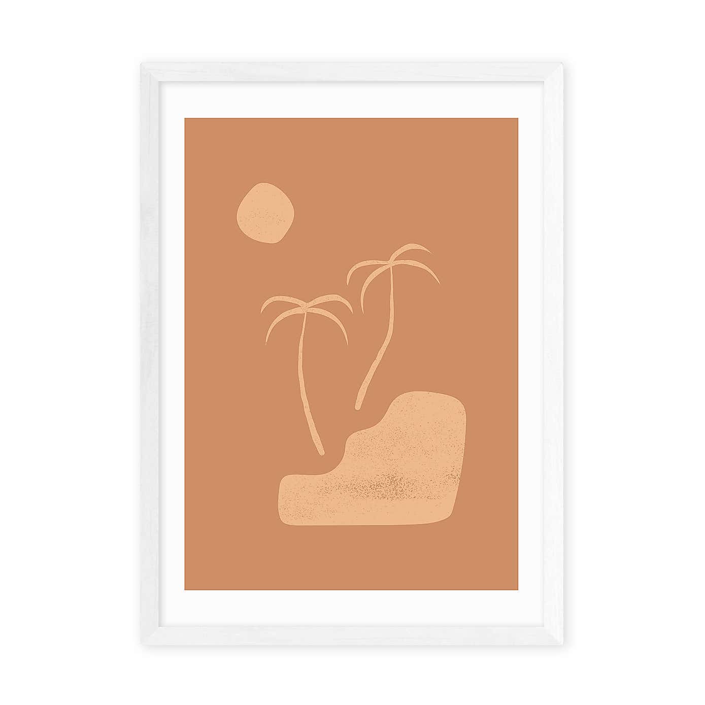 East End Prints Beach Palms by Sundry Society Print