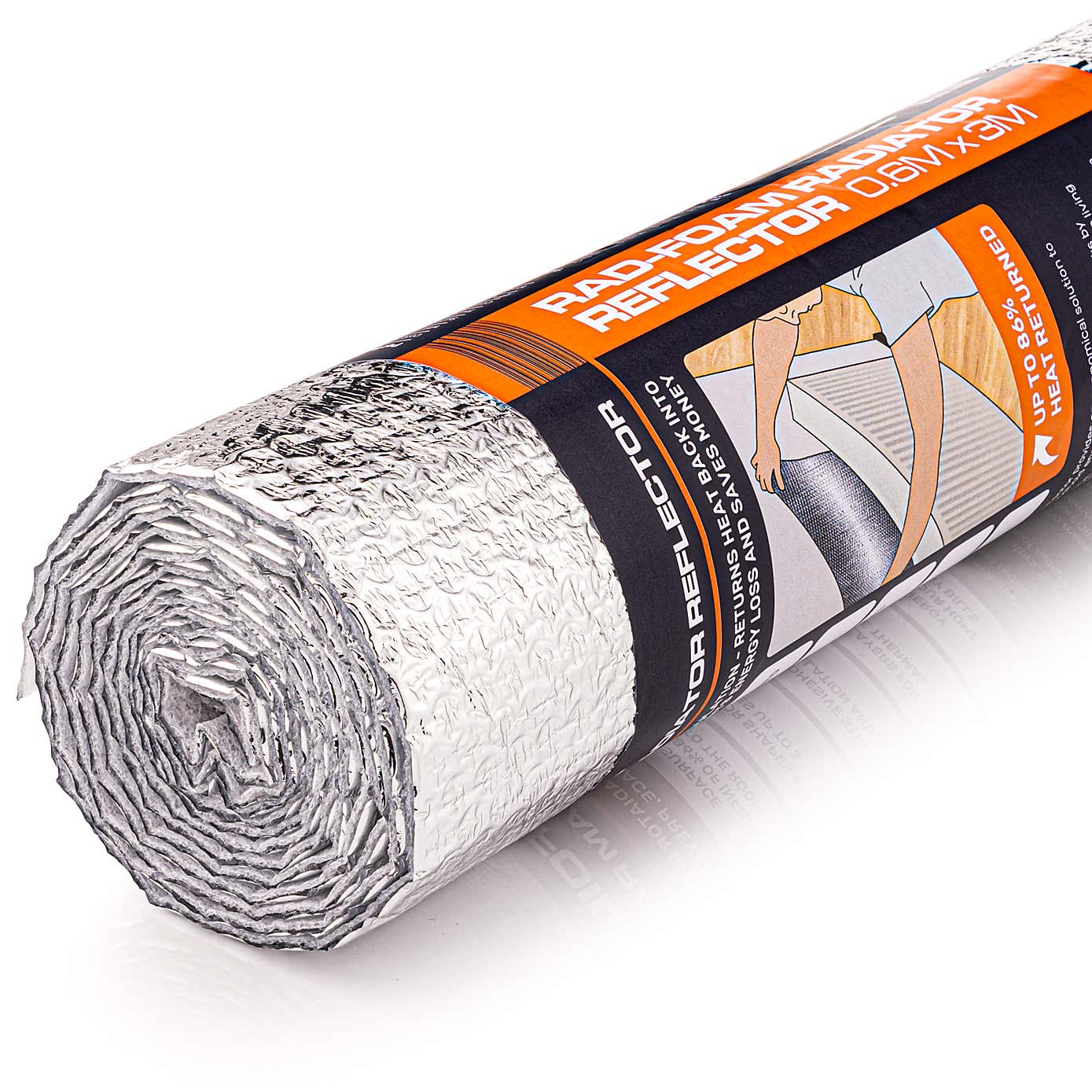 SuperFOIL Rad Foam Reflective Radiator Insulation 0.6m x 3m