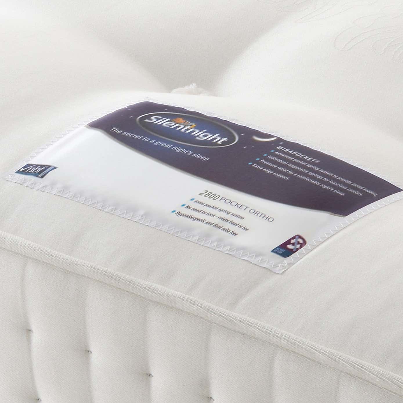 Silentnight 2800 Pocket Natural Ortho Mattress