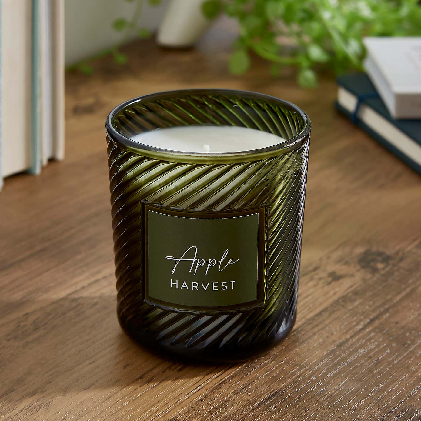 Apple Harvest Glass Candle