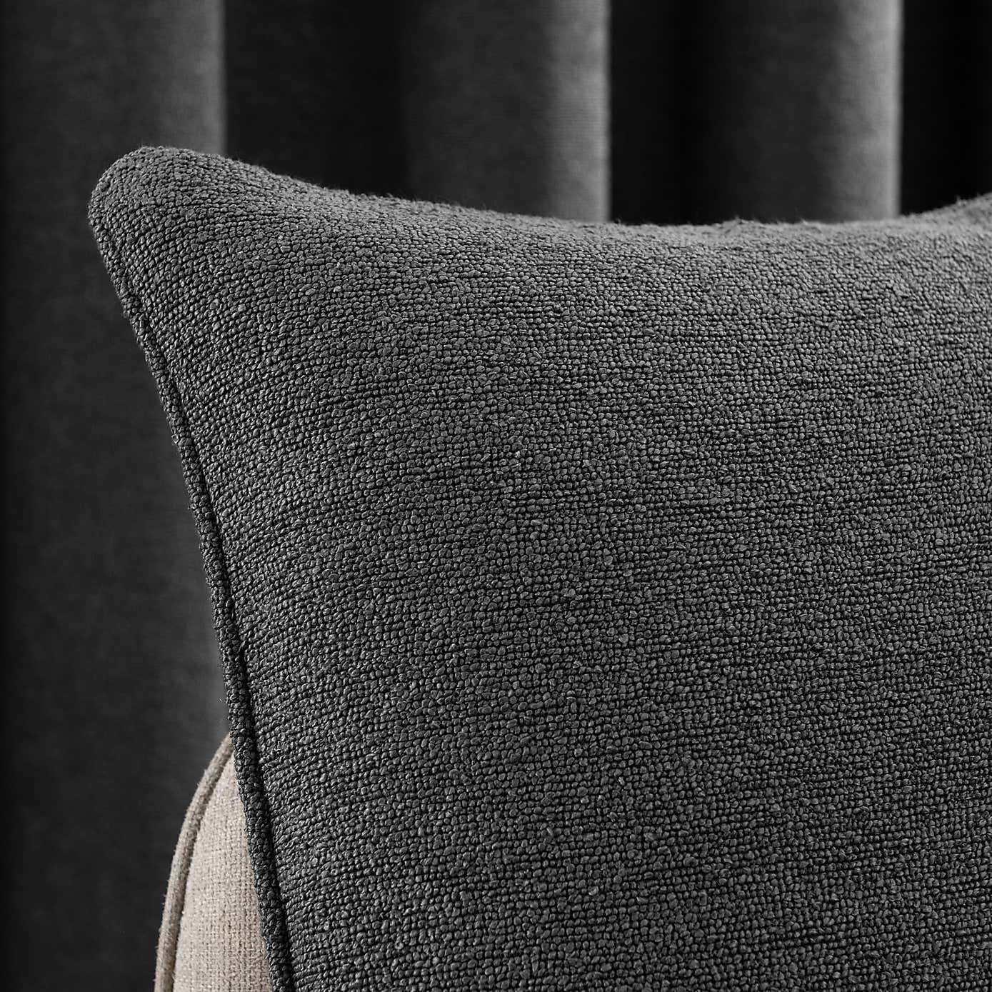 Boucle Plain Cushion