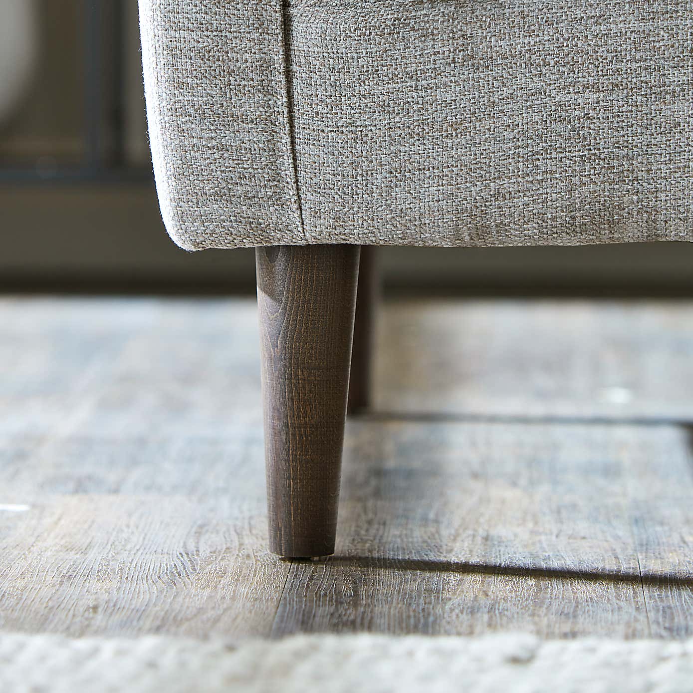 Anton Tonal Weave 3 Seater Sofa