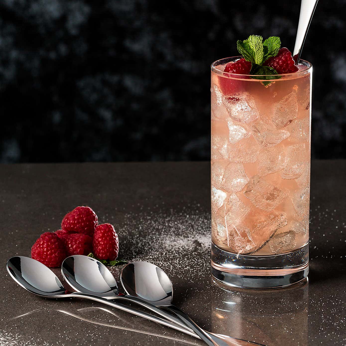 Viners Select Set of 4 Long Handled Spoons