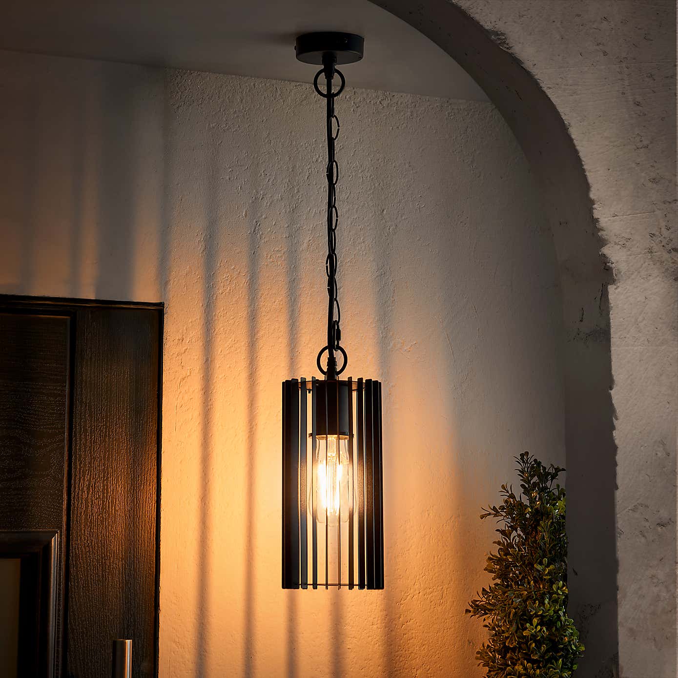 Reno Industrial Adjustable Outdoor Pendant Light