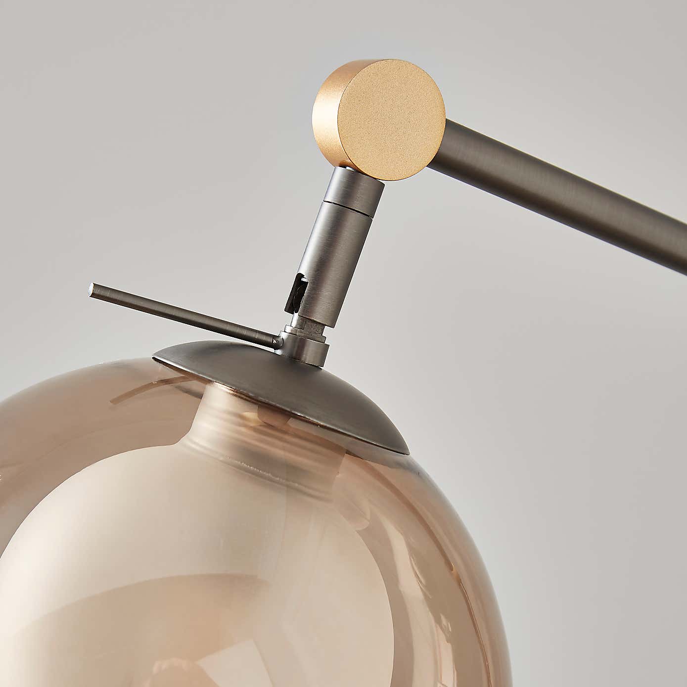 Molecular Industrial Metal Floor Lamp