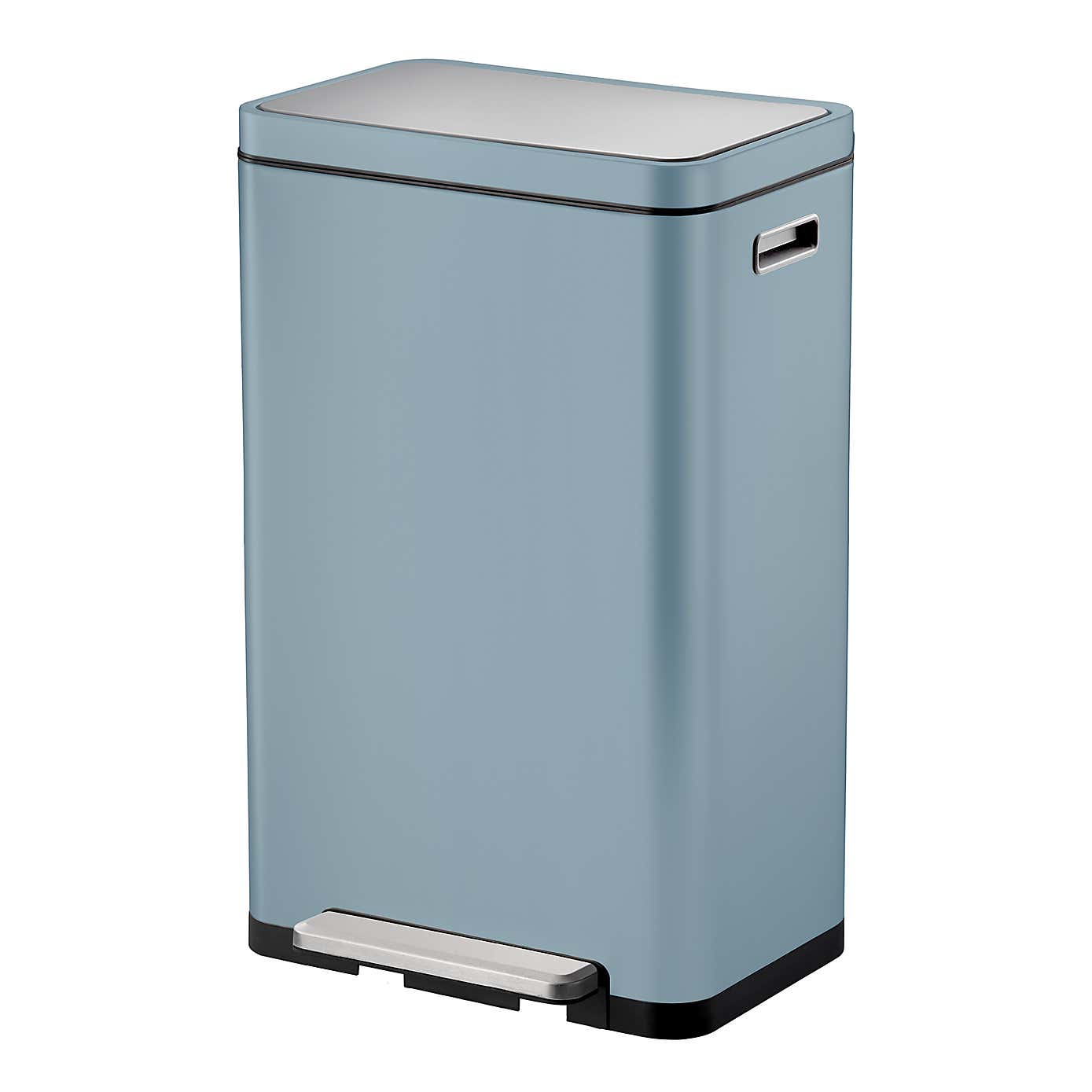 EKO X Cube 30 Litre Titanium Blue Pedal Bin