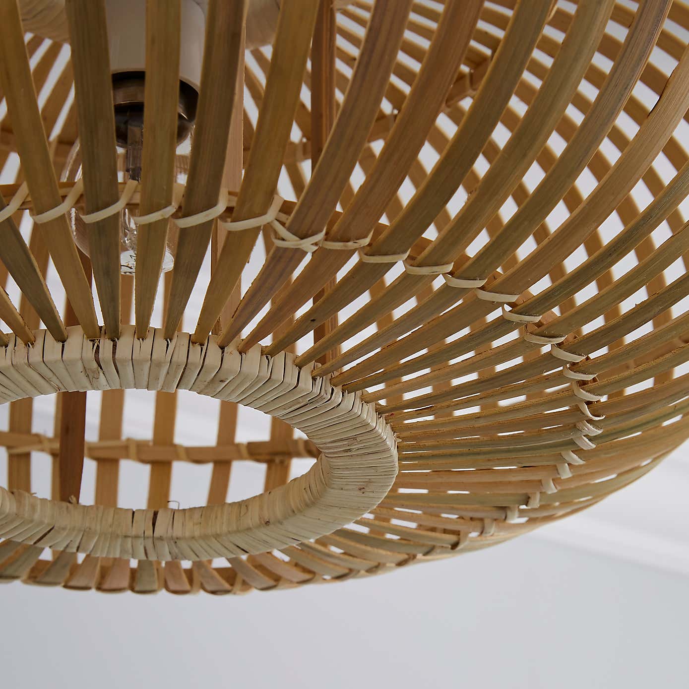 Abrielle Bamboo Easy Fit Pendant Shade