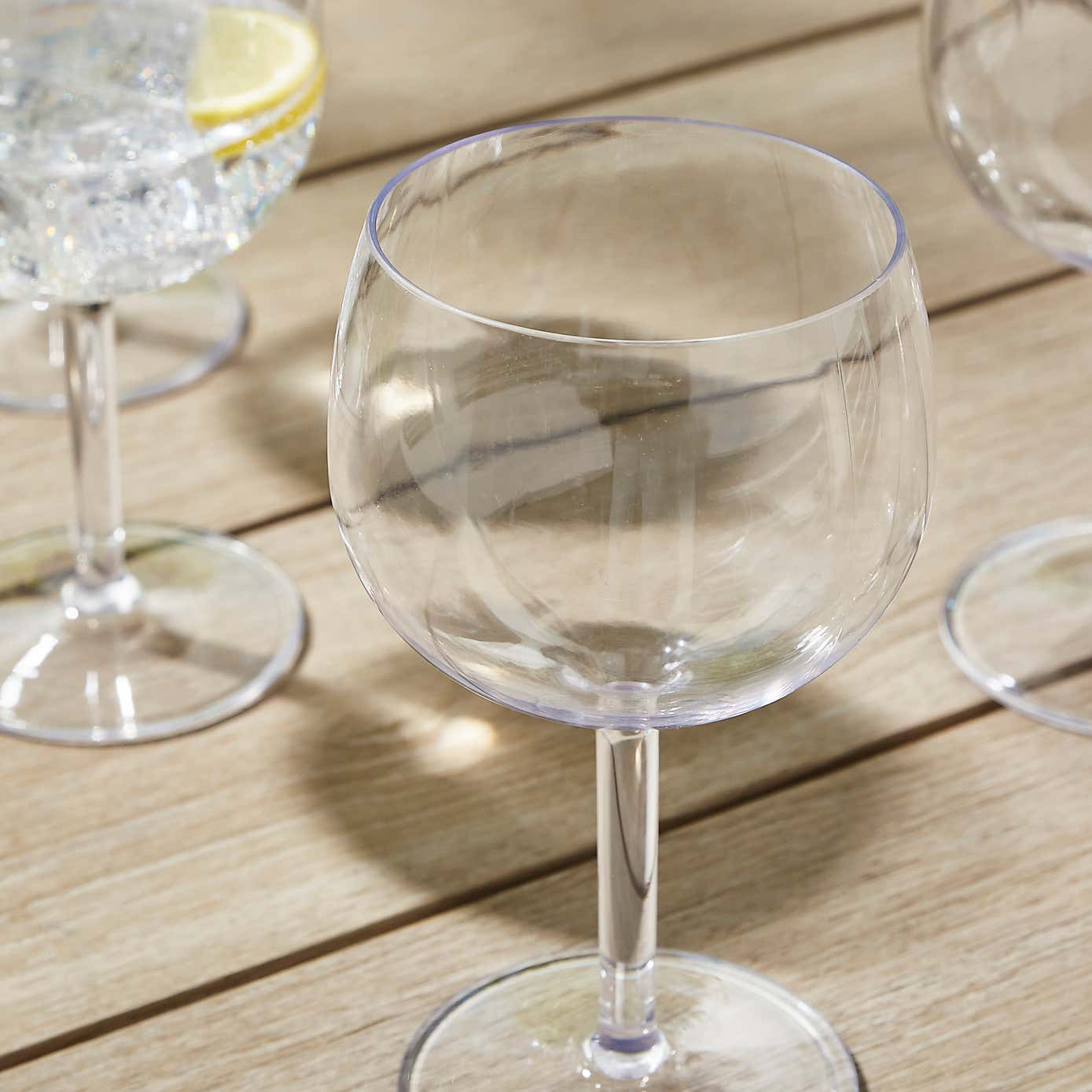 Set of 4 Clear Gin Glasses