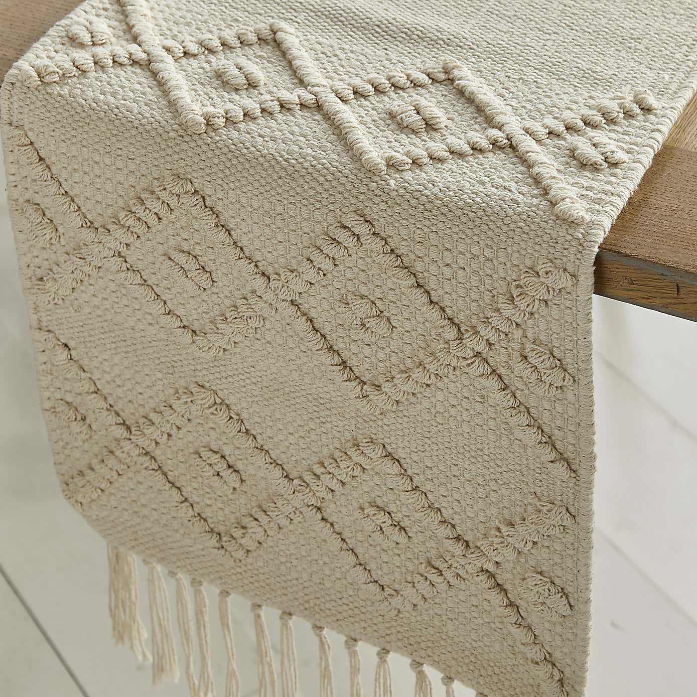 Macrame Global Textured Runner
