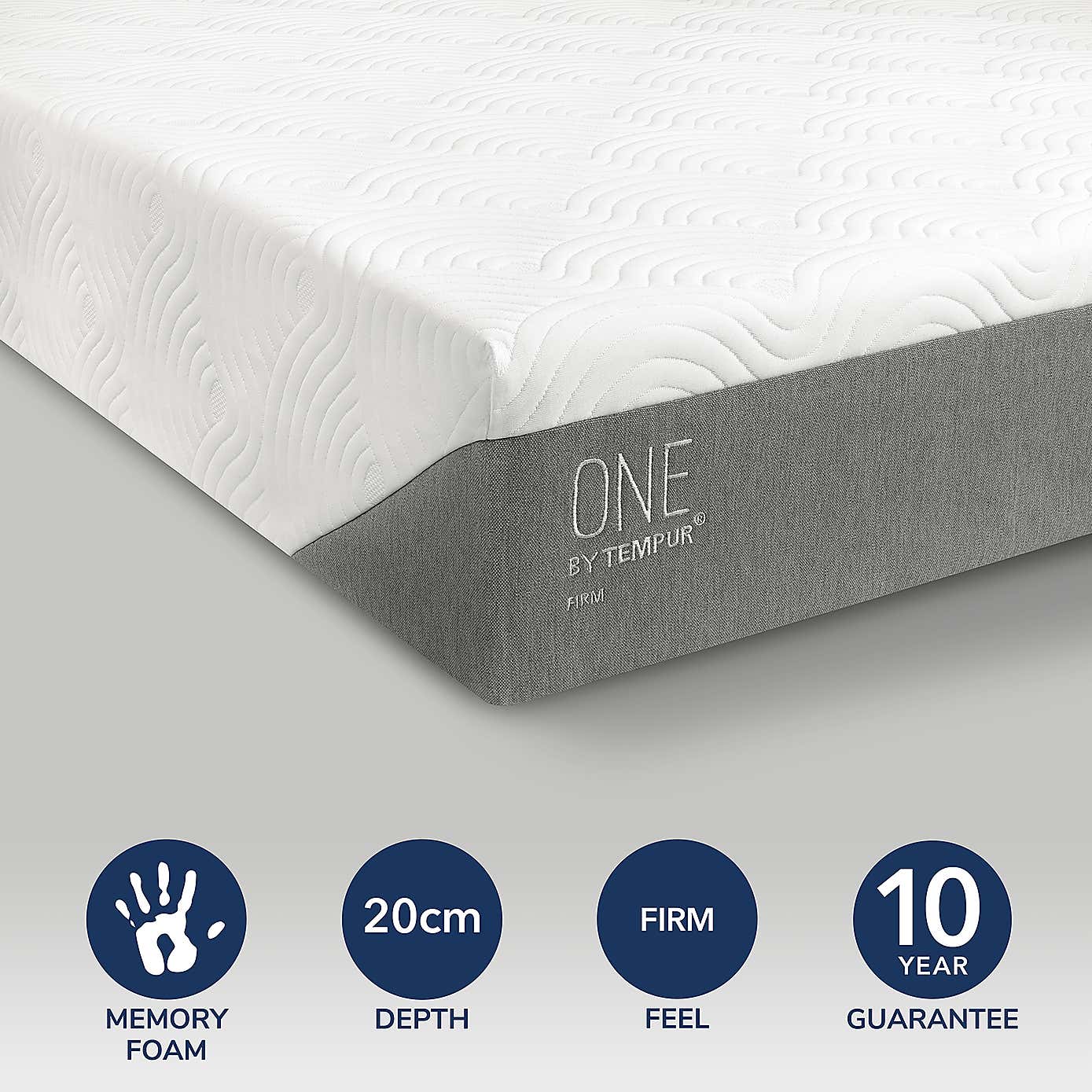 Tempur One Firm Memory Foam Mattress