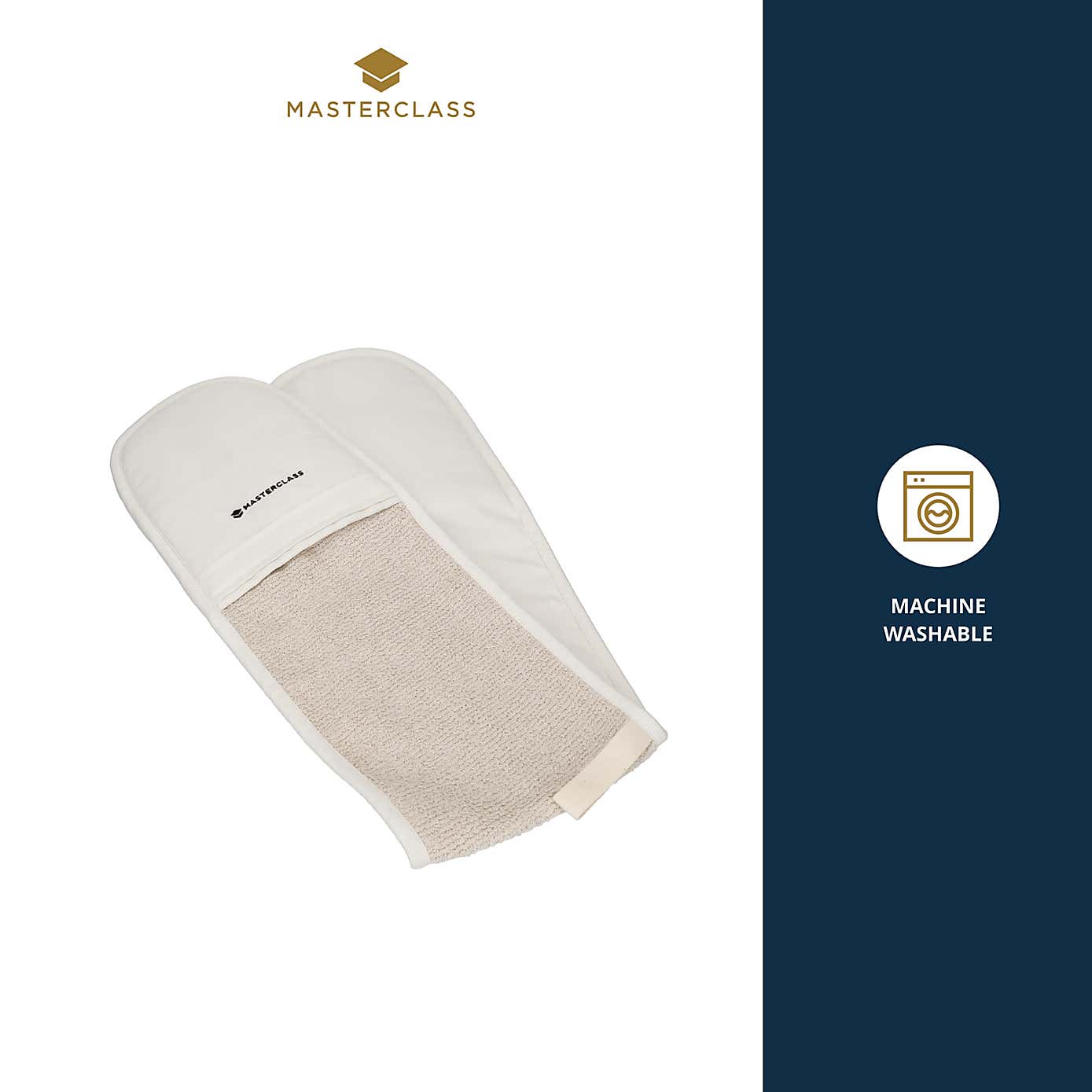 MasterClass Cotton Double Oven Glove