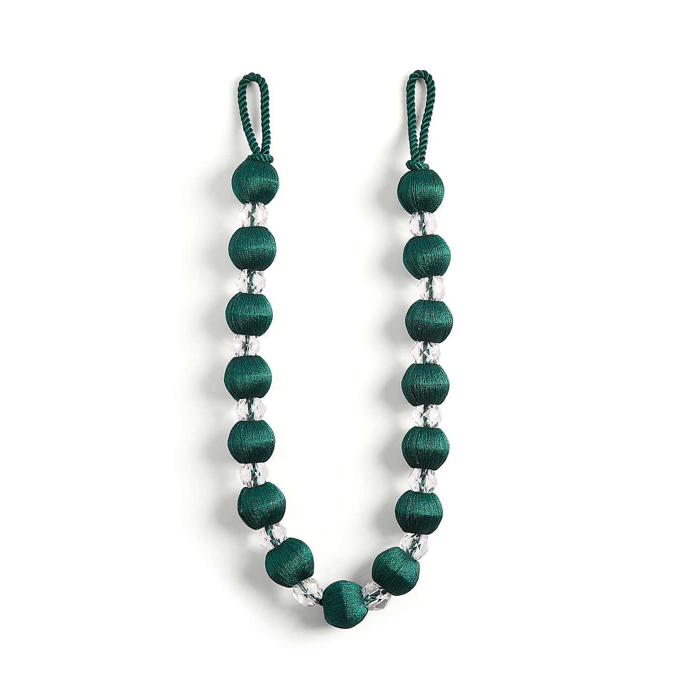 Opulence Emerald Crystal Tieback
