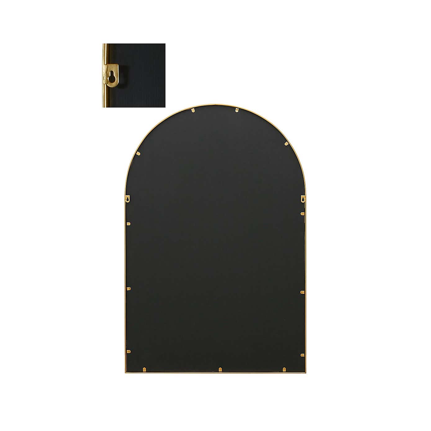 Arcus Arched Curved Window Indoor Outdoor Wall Mirror