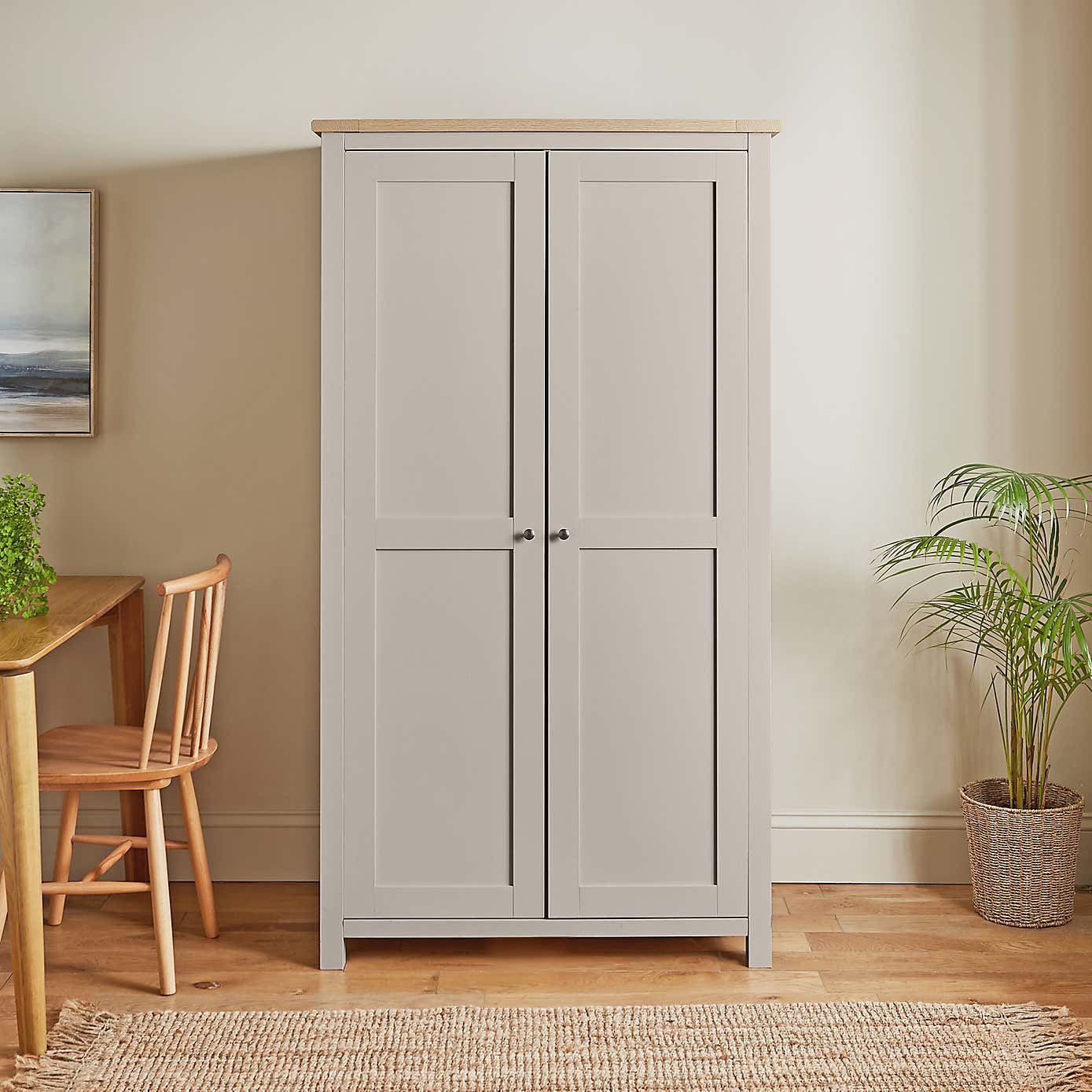 Olney Double Kitchen Larder Unit, Stone