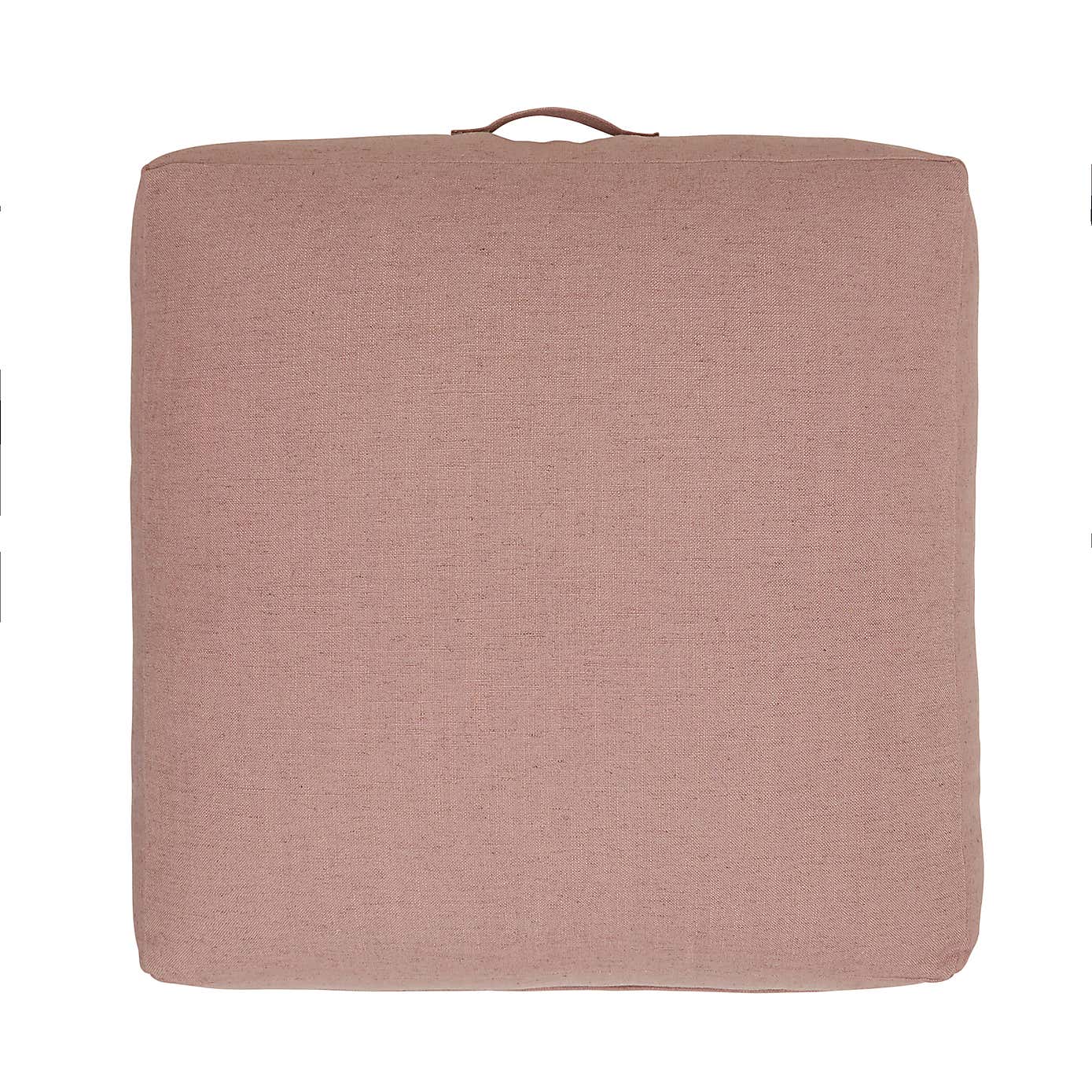 Chenille Blush Slub Floor Cushion