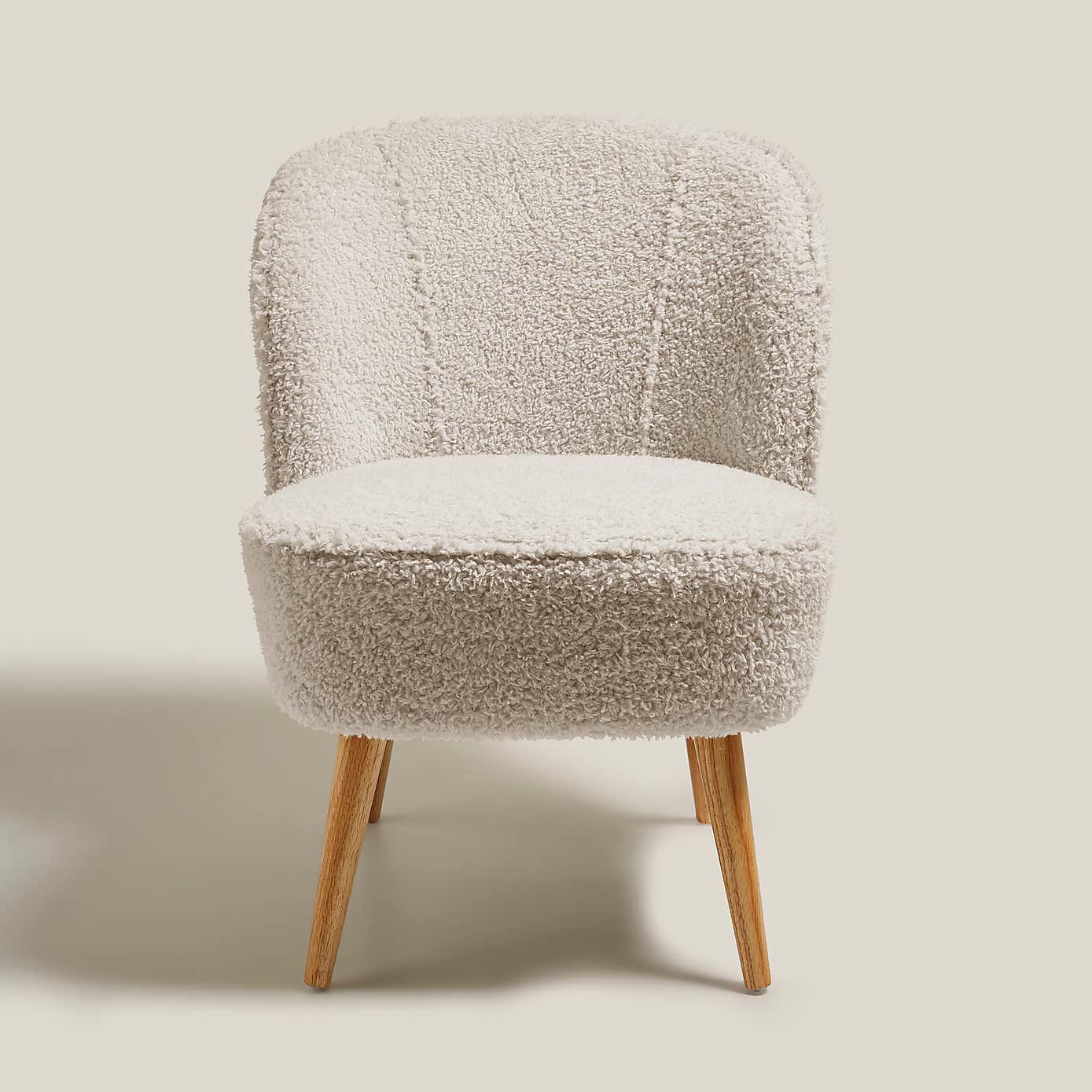 Elsie Cocktail Chair – Sandstone Sherpa