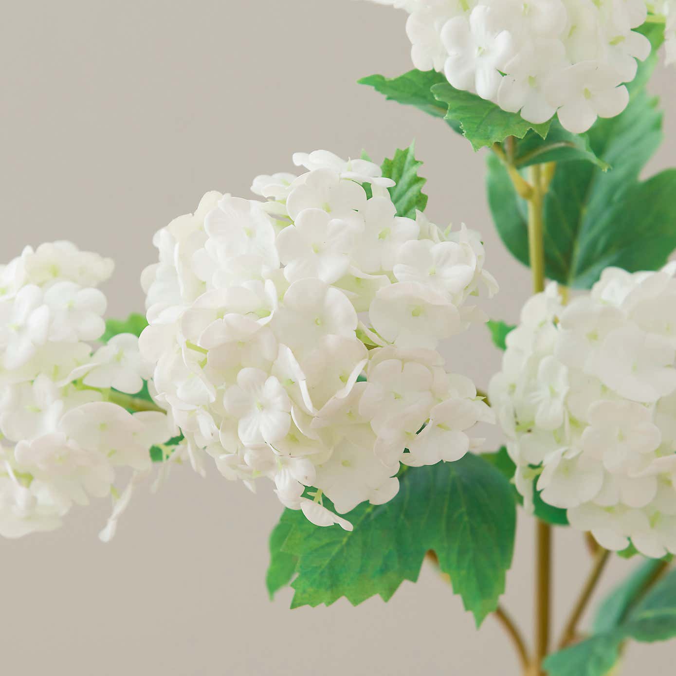Artificial White Viburnum Stem