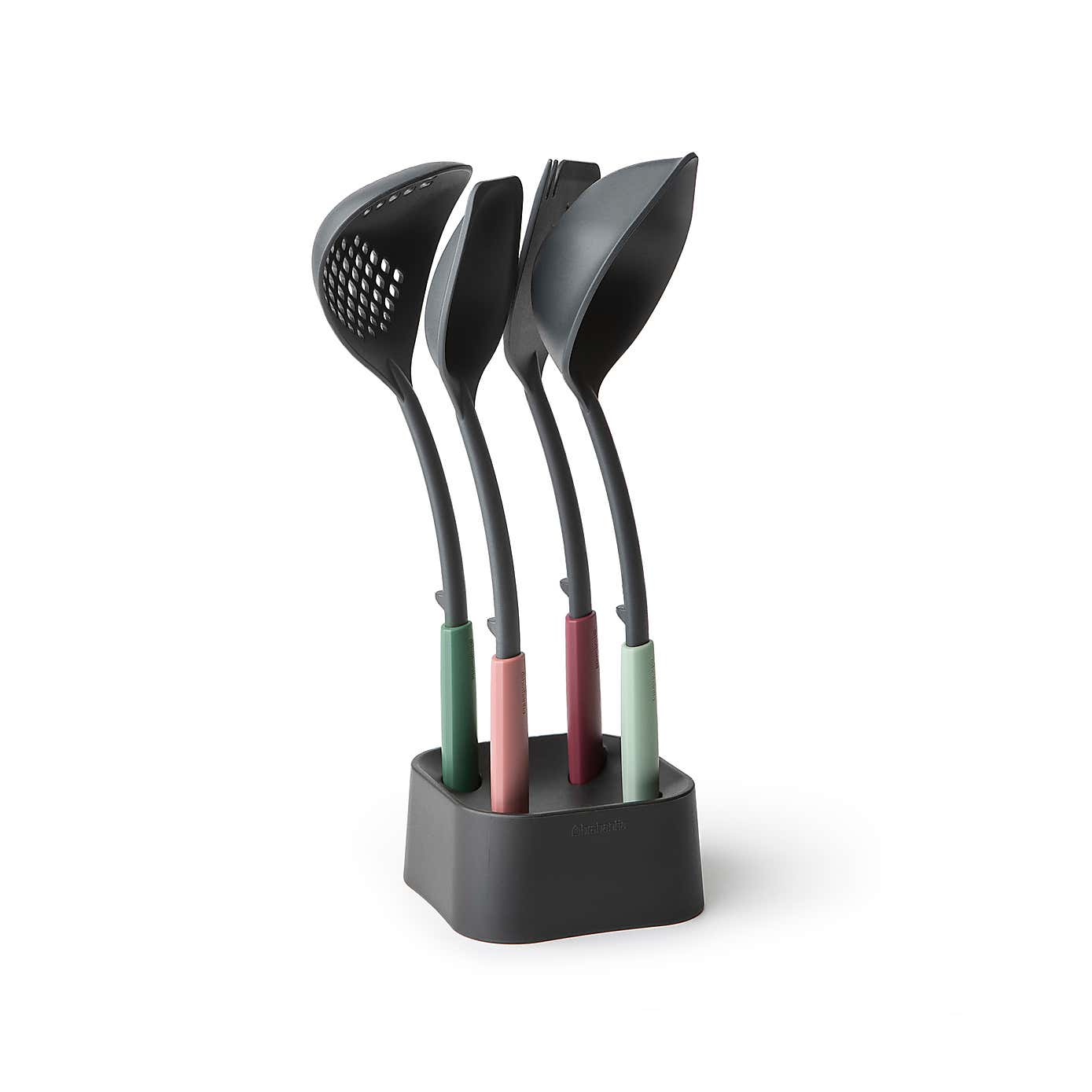 Brabantia Colour Kitchen Utensils with Utensil Holder
