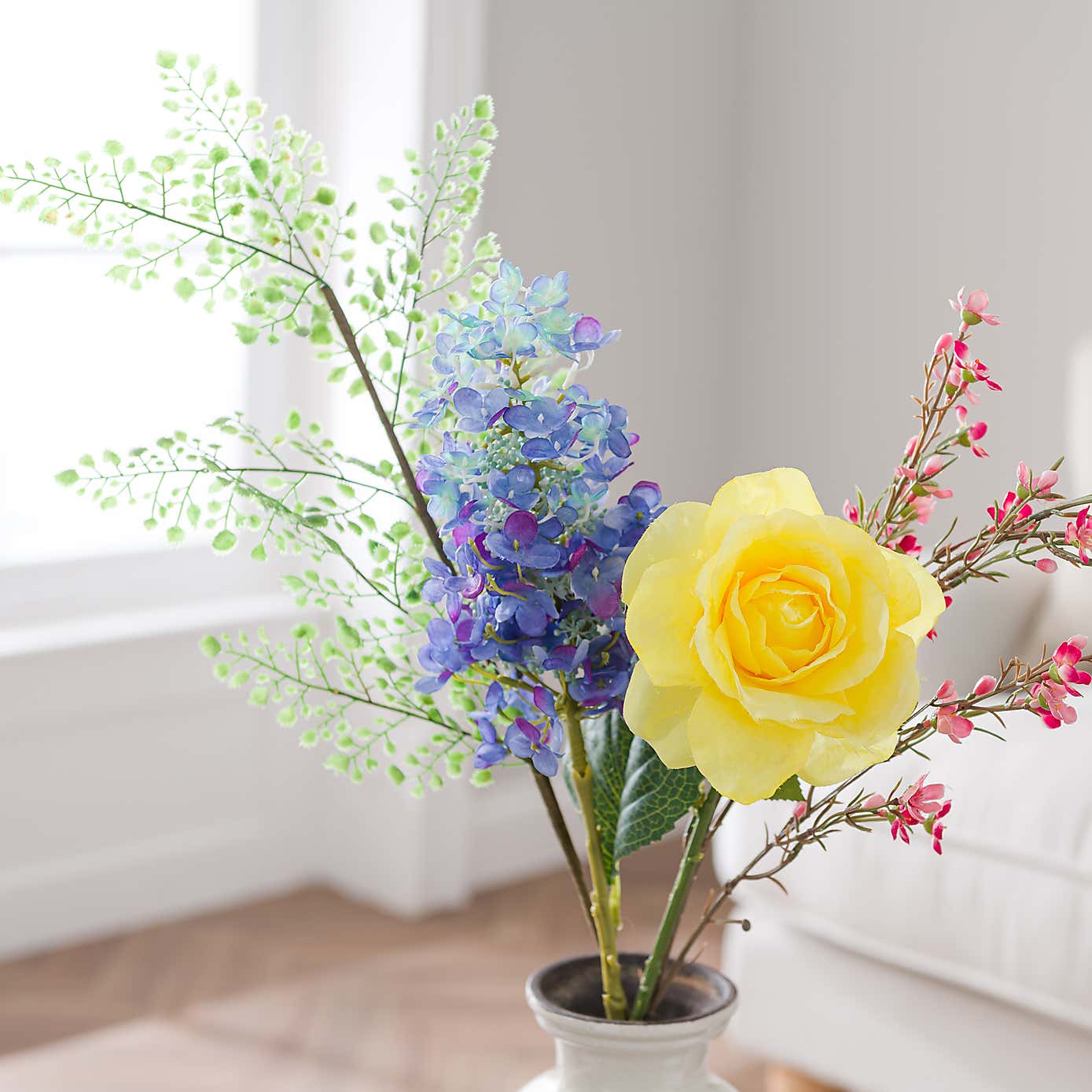 Artificial Bright Florals Letterbox Bouquet