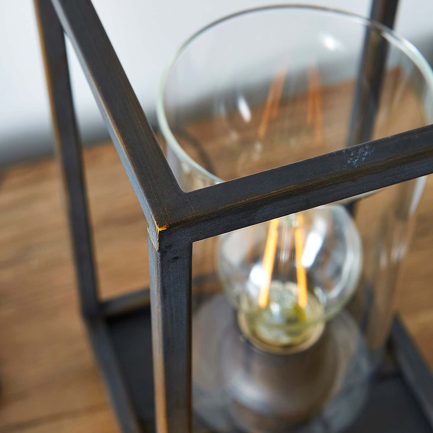 London Bronze Industrial Table Lamp