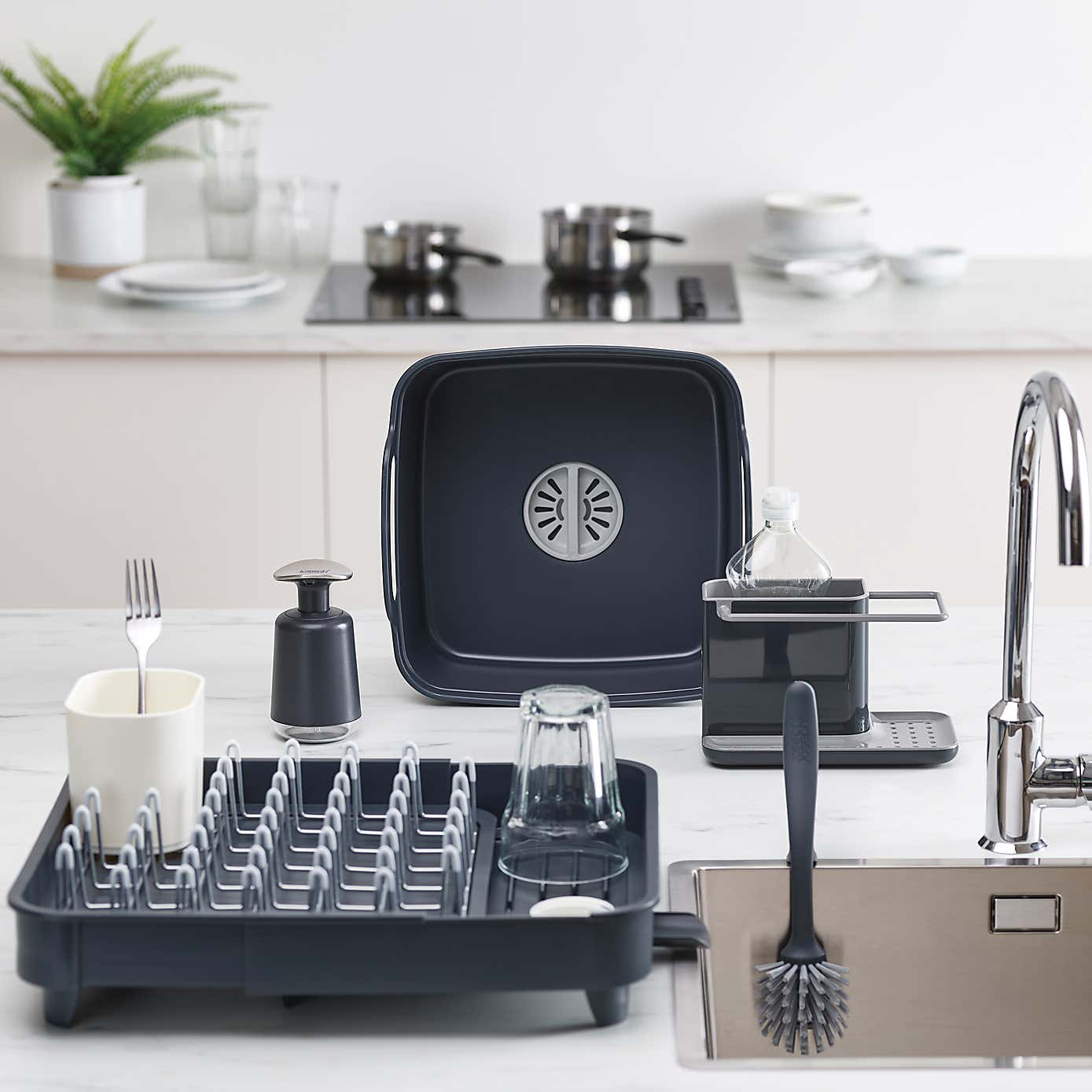 Joseph Joseph Grey Edge Dish Brush