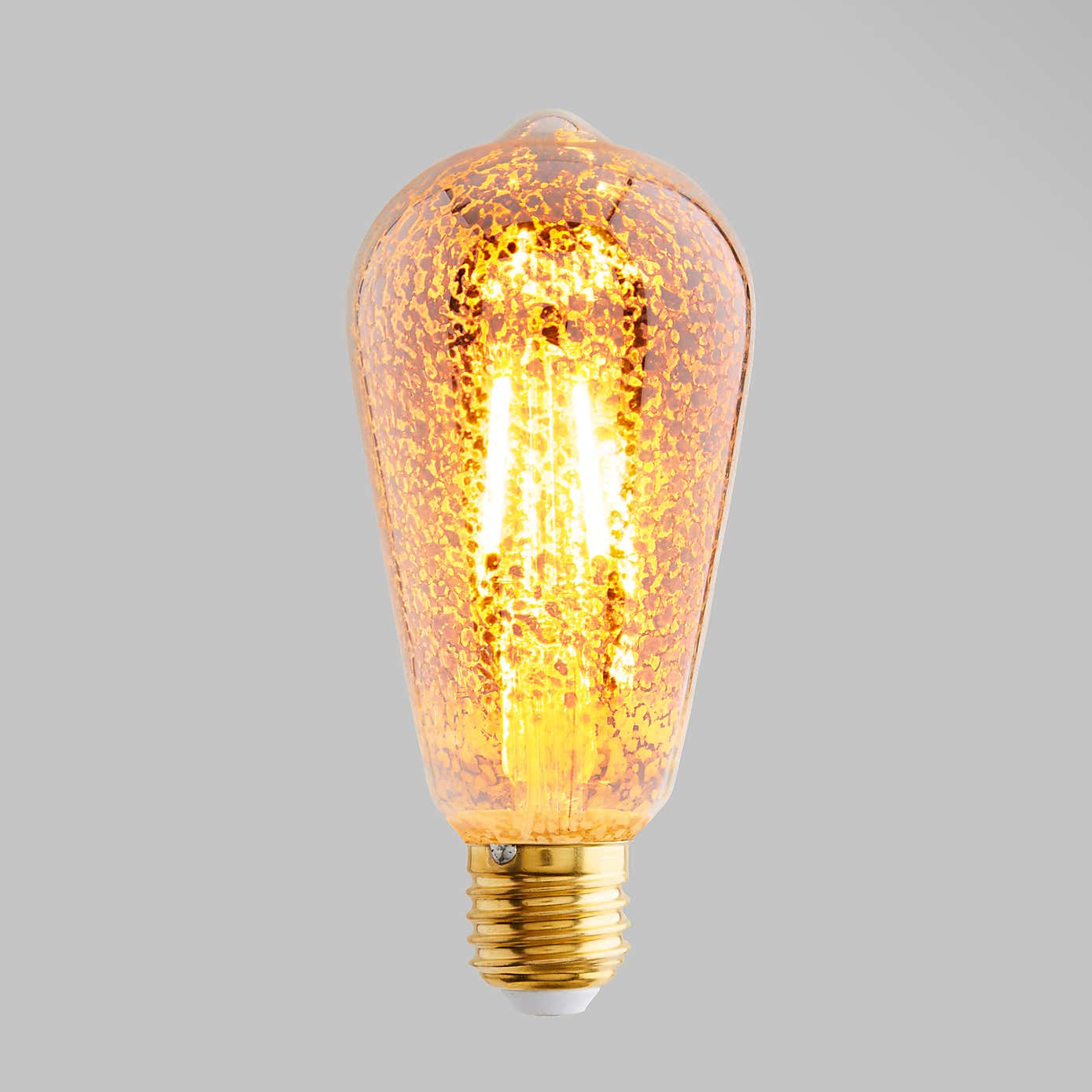 Dunelm 4 Watt ST64 ES LED Crackle Bulb