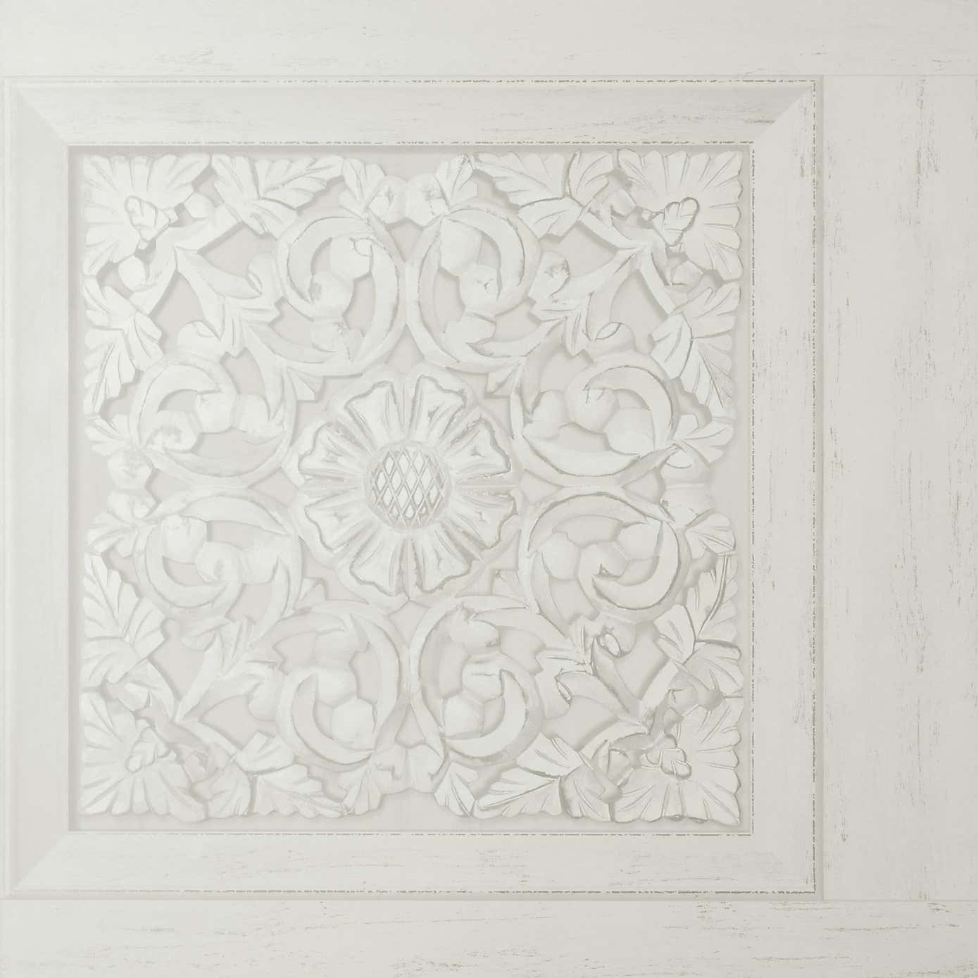 Carved Panel Wallpaper