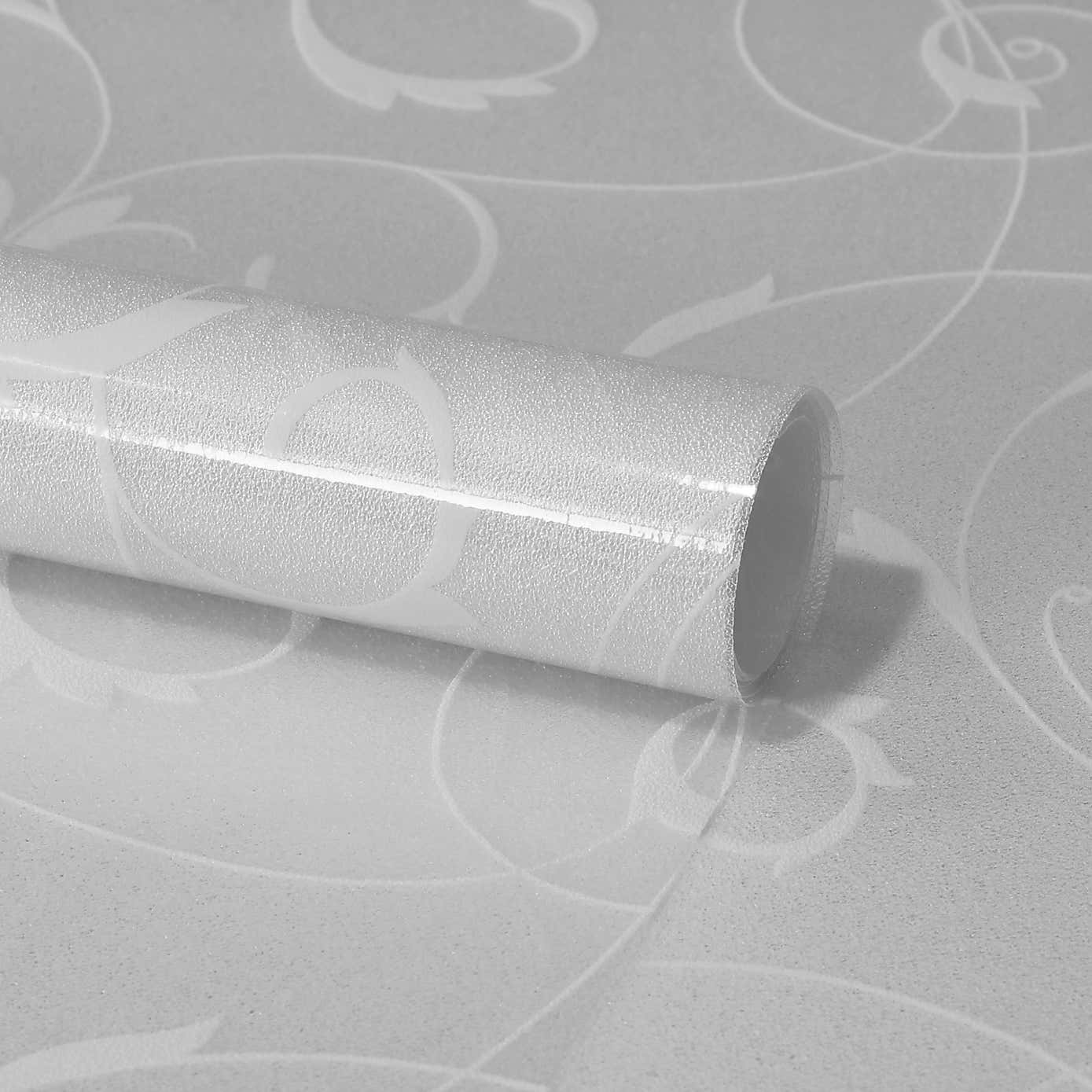 Fablon Scroll Flower Window Film