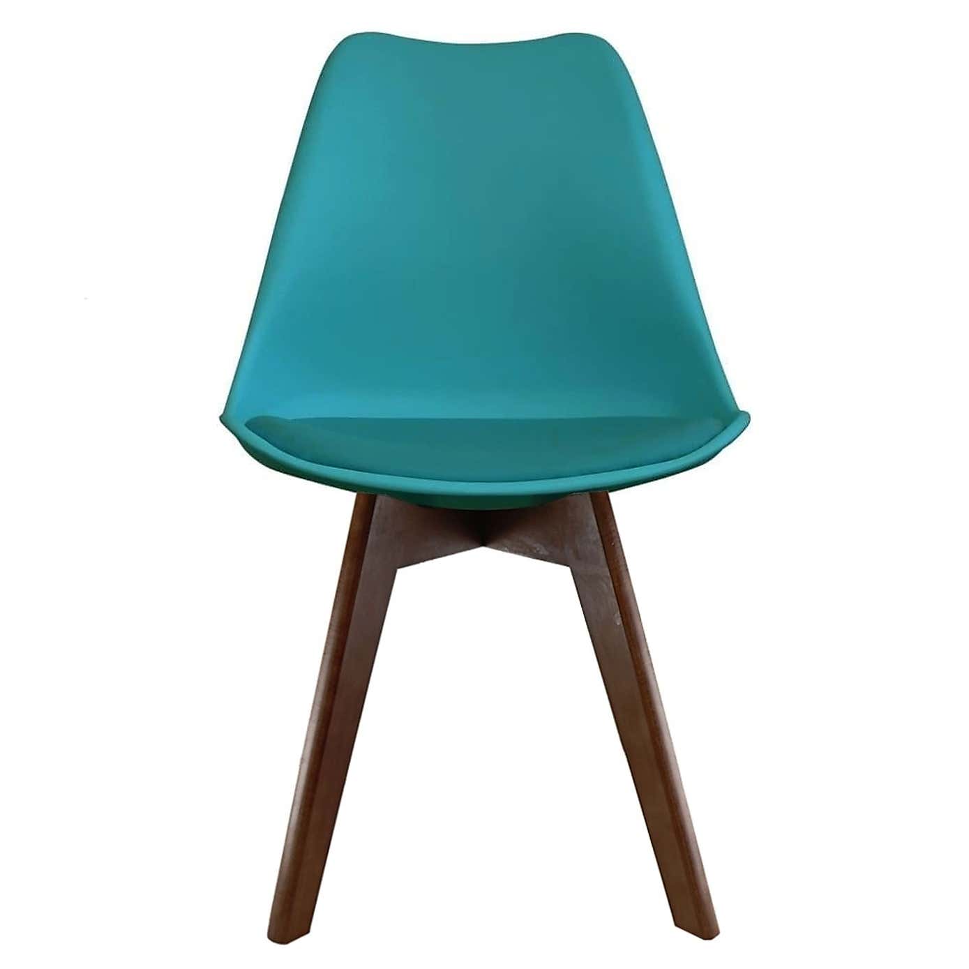 Fusion Living Soho Plastic Dining Chair with Squared Legs