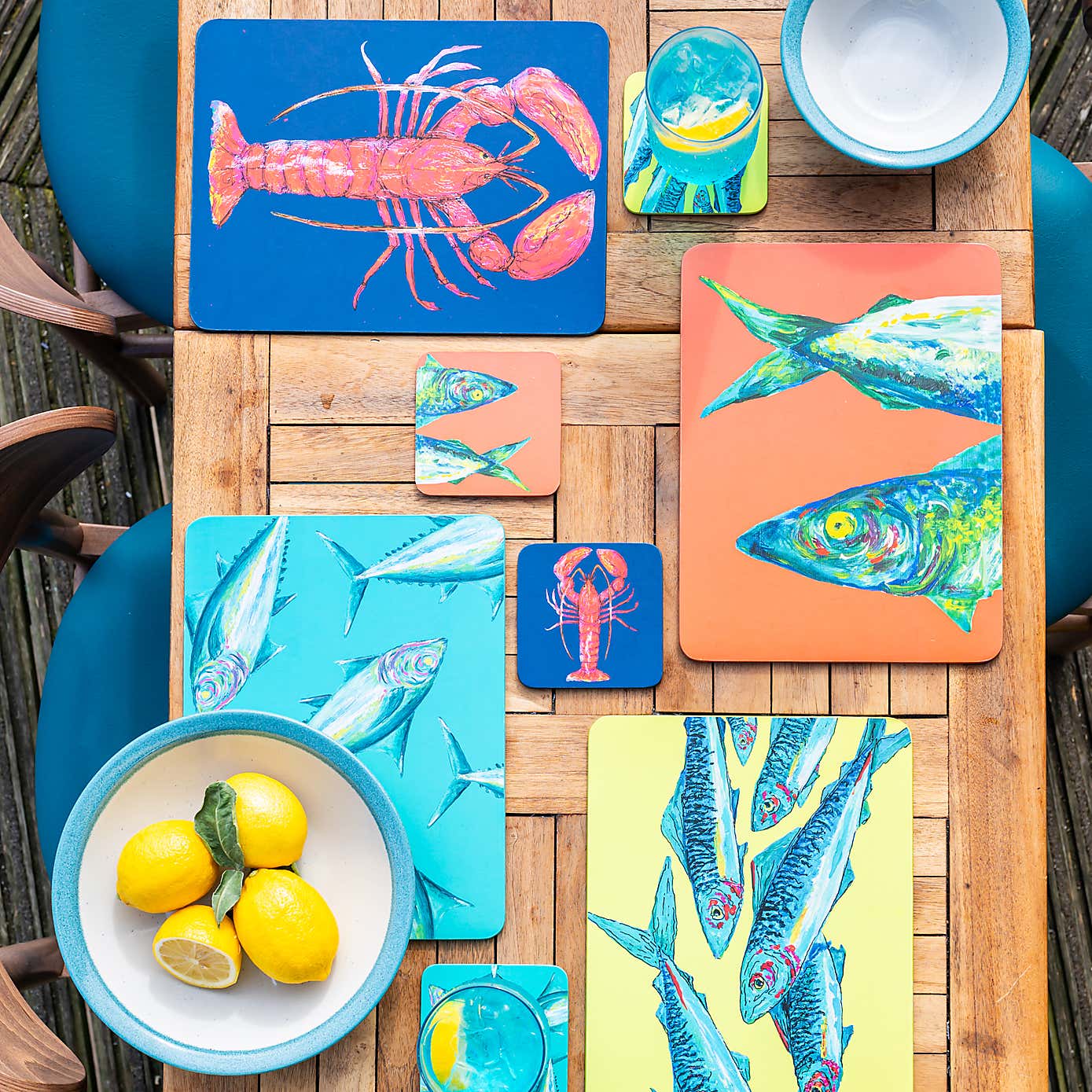 Pack of 4 Rockfish Placemats