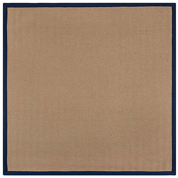 Herringbone Border Square Rug