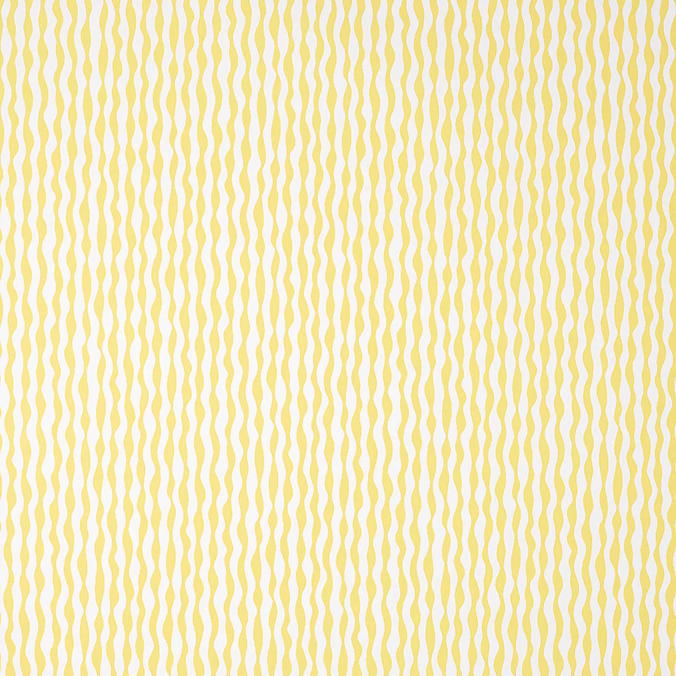 Yellow Squiggle Wallpaper